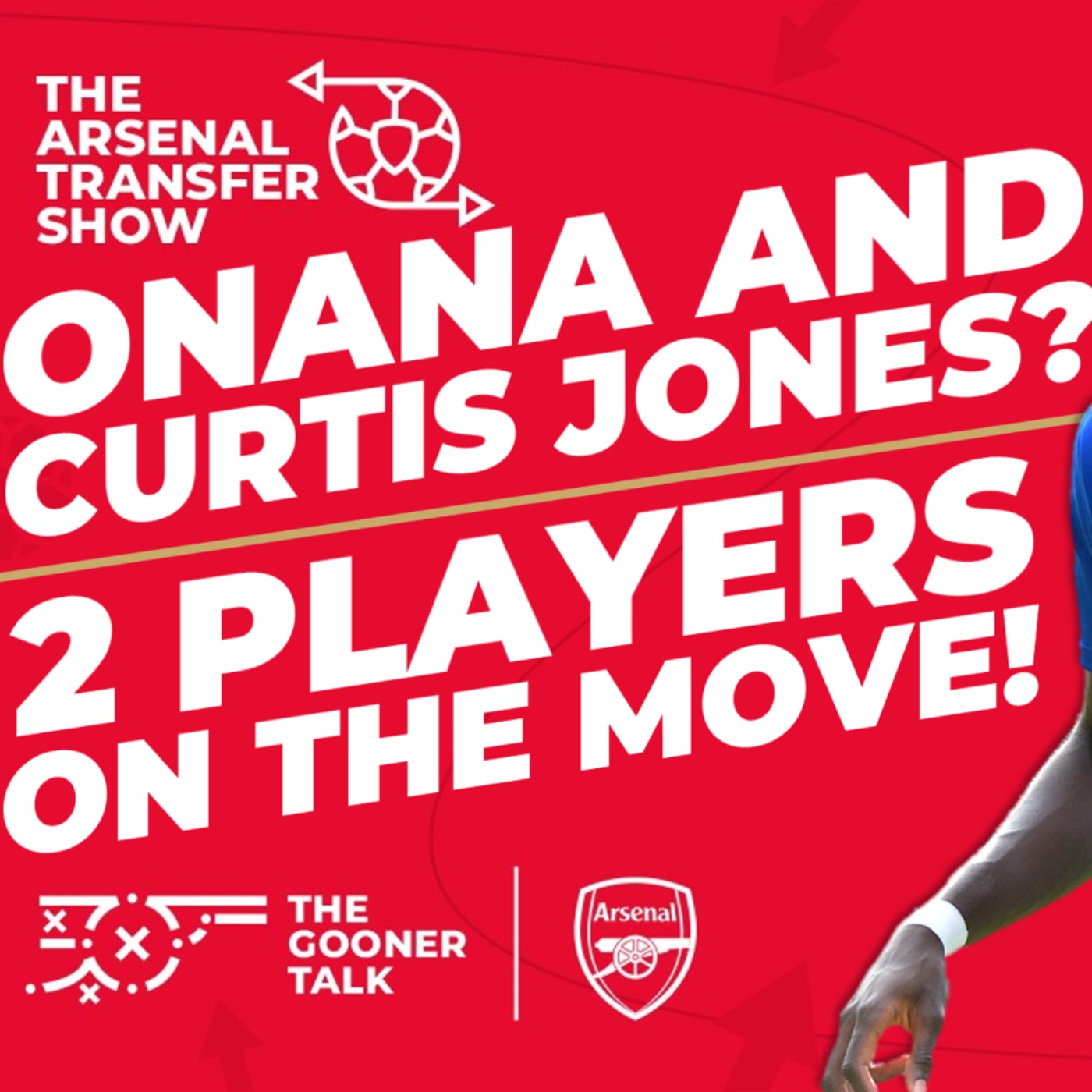 The Arsenal Transfer Show EP405: Amadou Onana, Curtis Jones, Elneny Exit, Marquinhos & More! - podcast episode cover