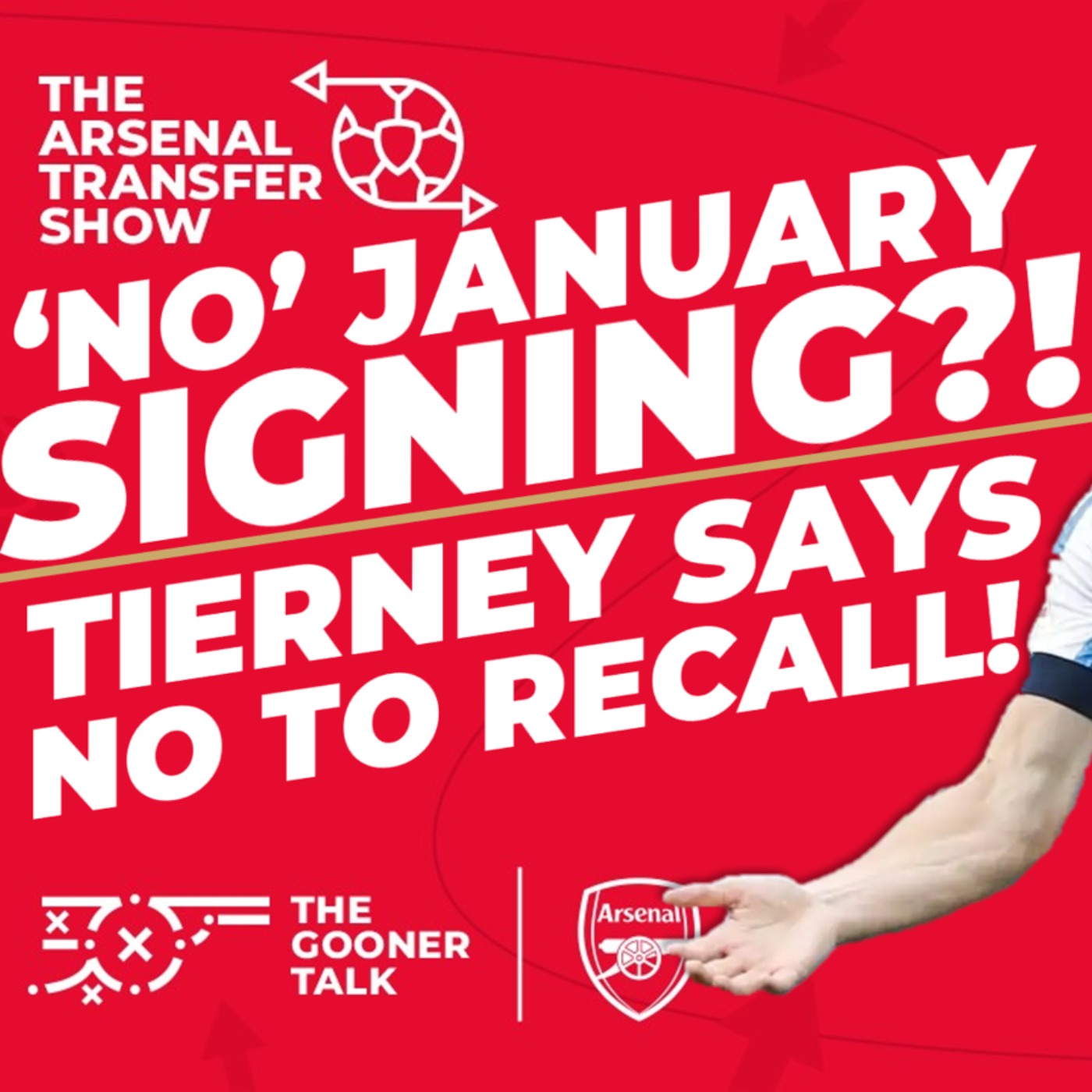 The Arsenal Transfer Show EP408: Tierney Rejects Recall, Mikel Arteta, Zinchenko, Partey & Timber! - podcast episode cover