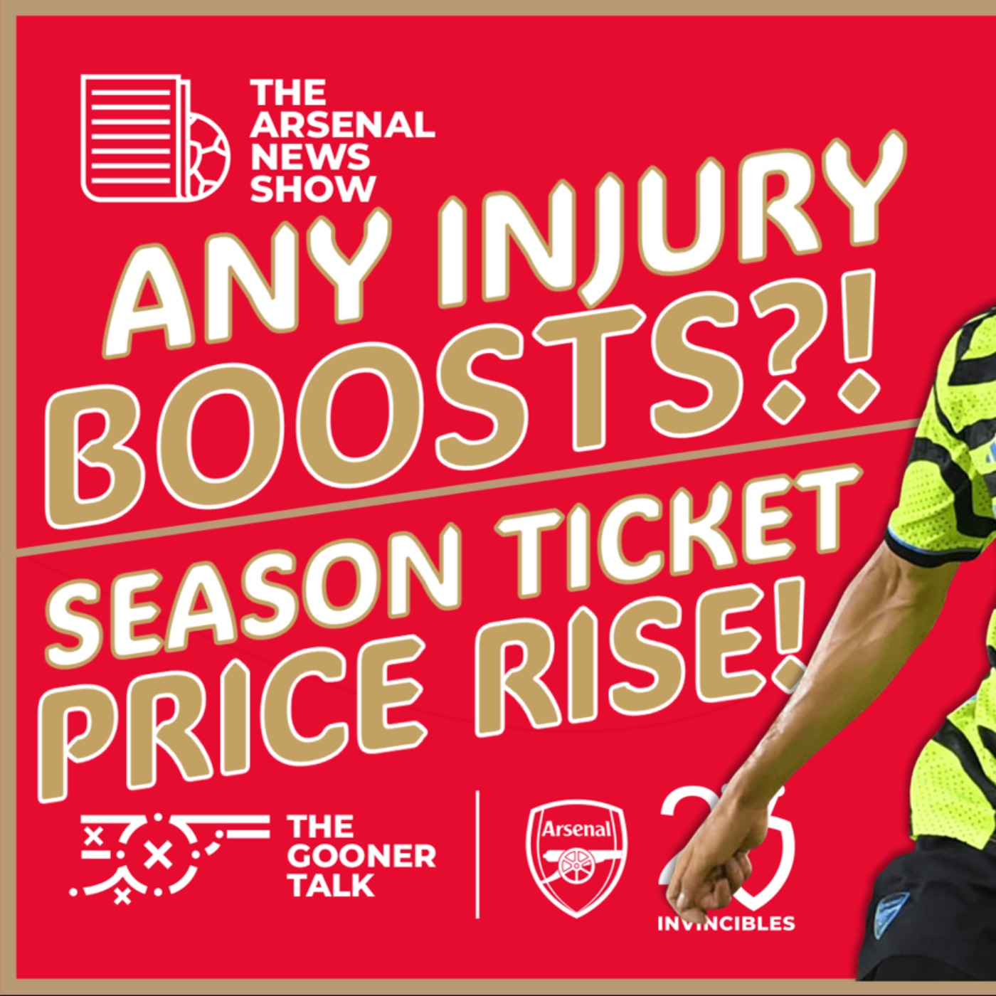 The Arsenal News Show EP409: Gabriel Jesus, Thomas Partey, Takehiro Tomiyasu & Ticket Price Rises - podcast episode cover