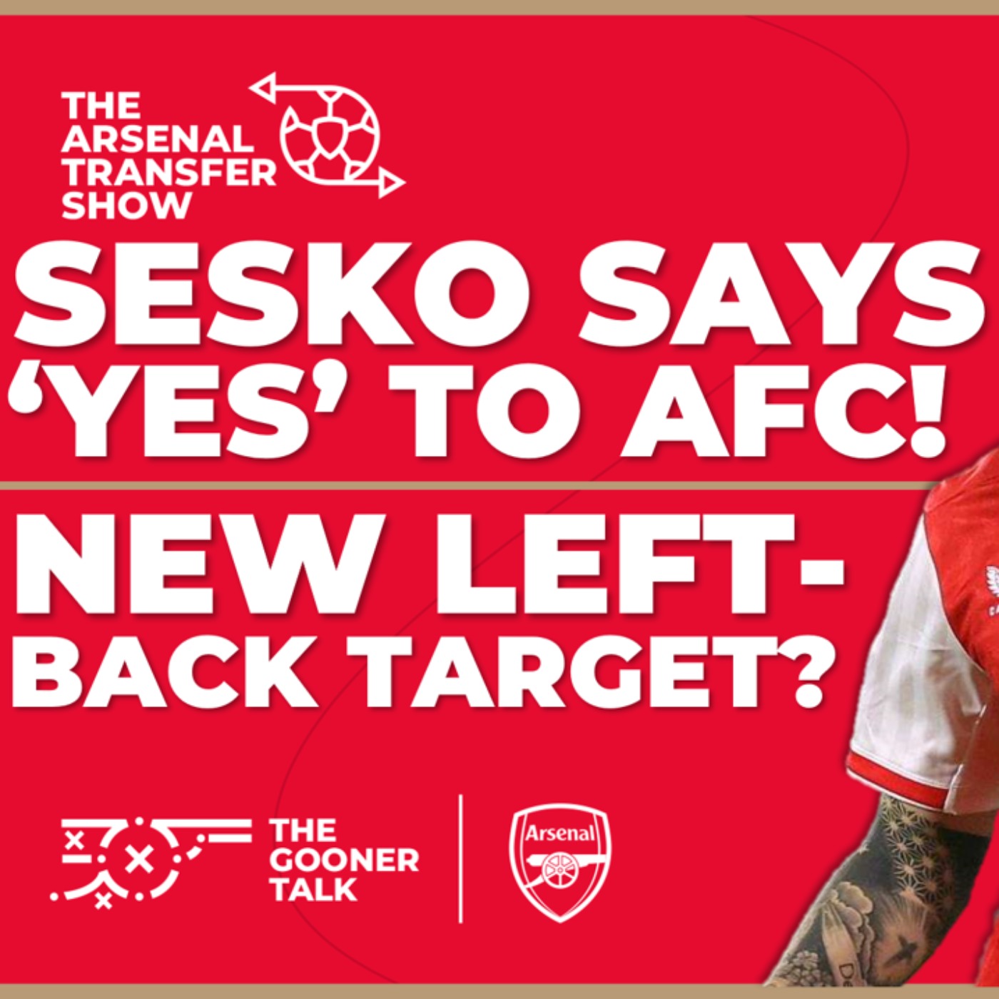 The Arsenal Transfer Show EP440: Sesko says 'Yes', Hartman Links & Nwaneri scores wondergoal - podcast episode cover