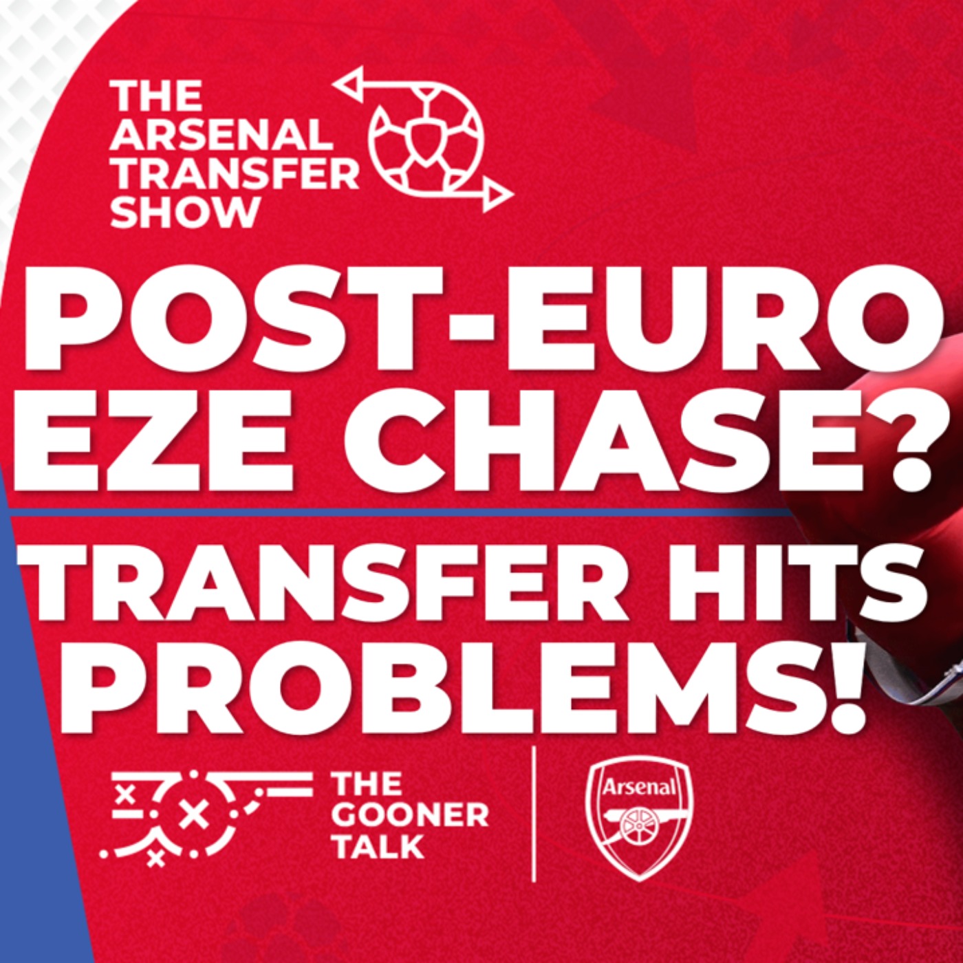 The Arsenal Transfer Show EP476: Eberechi Eze, Dan Bentley, Riccardo Calafiori, Marc Guehi & More! - podcast episode cover