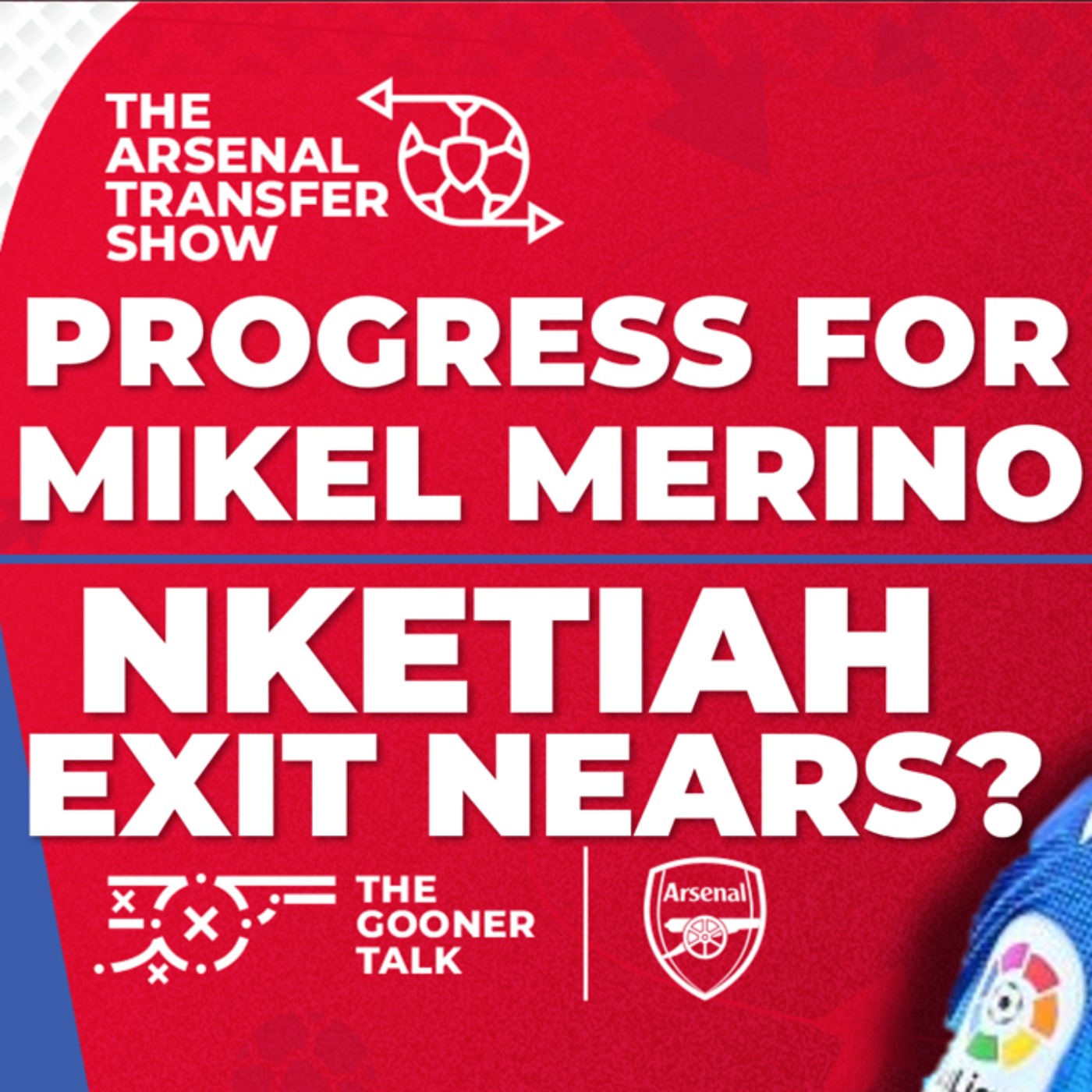 The Arsenal Transfer Show EP489: Mikel Merino, Nico Williams, Eddie Nketiah, Mikel Arteta & More! - podcast episode cover