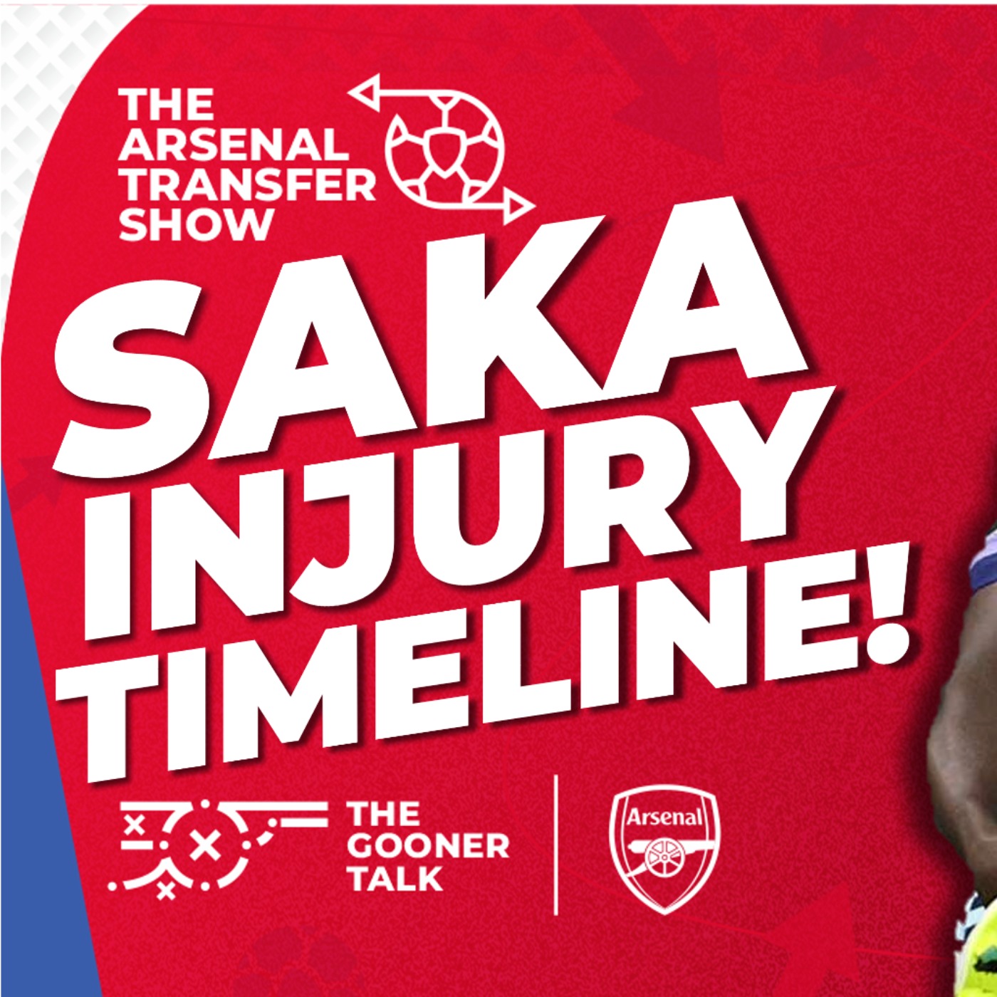 The Arsenal Transfer Show EP536: Bukayo Saka Injury, Chelsea Drop, Liverpool Smash Spurs - podcast episode cover