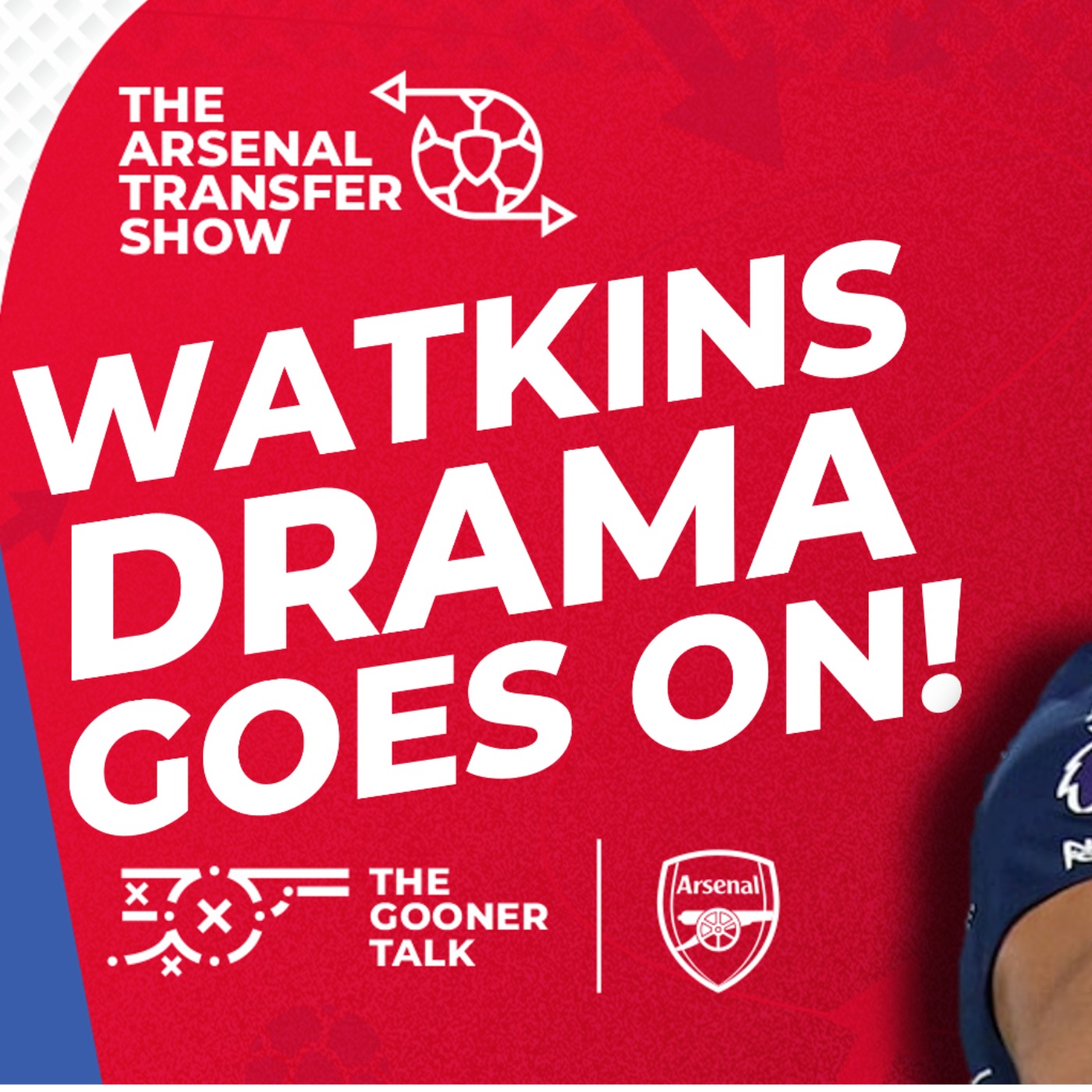 The Arsenal Transfer Show EP565 - Ollie Watkins, Mathys Tel, Kieran Tierney, FA Charge & More! - podcast episode cover