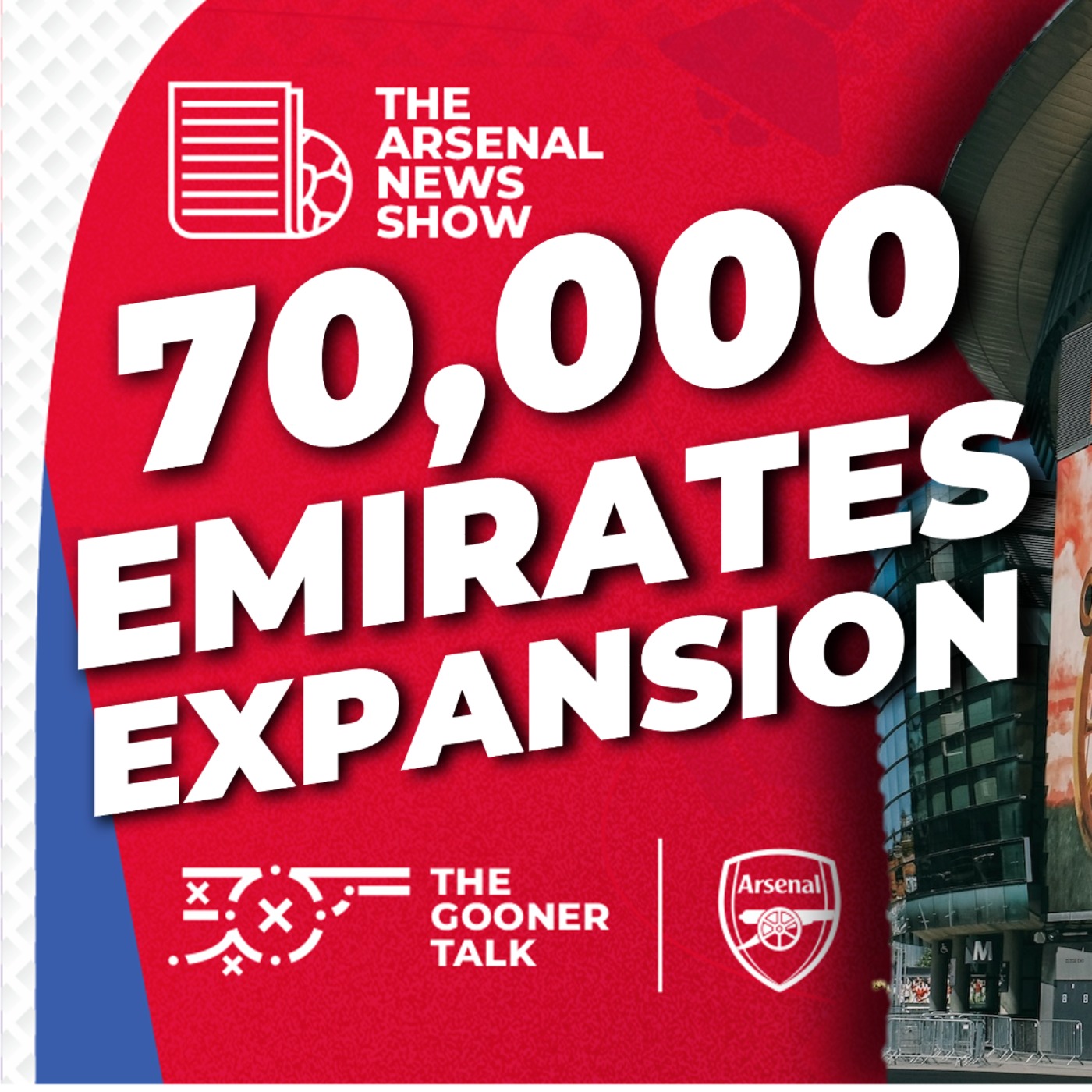 The Arsenal News Show EP653 - 70,000 Seat Emirates Expansion Truth, Raya Contract & Lyon Defeat