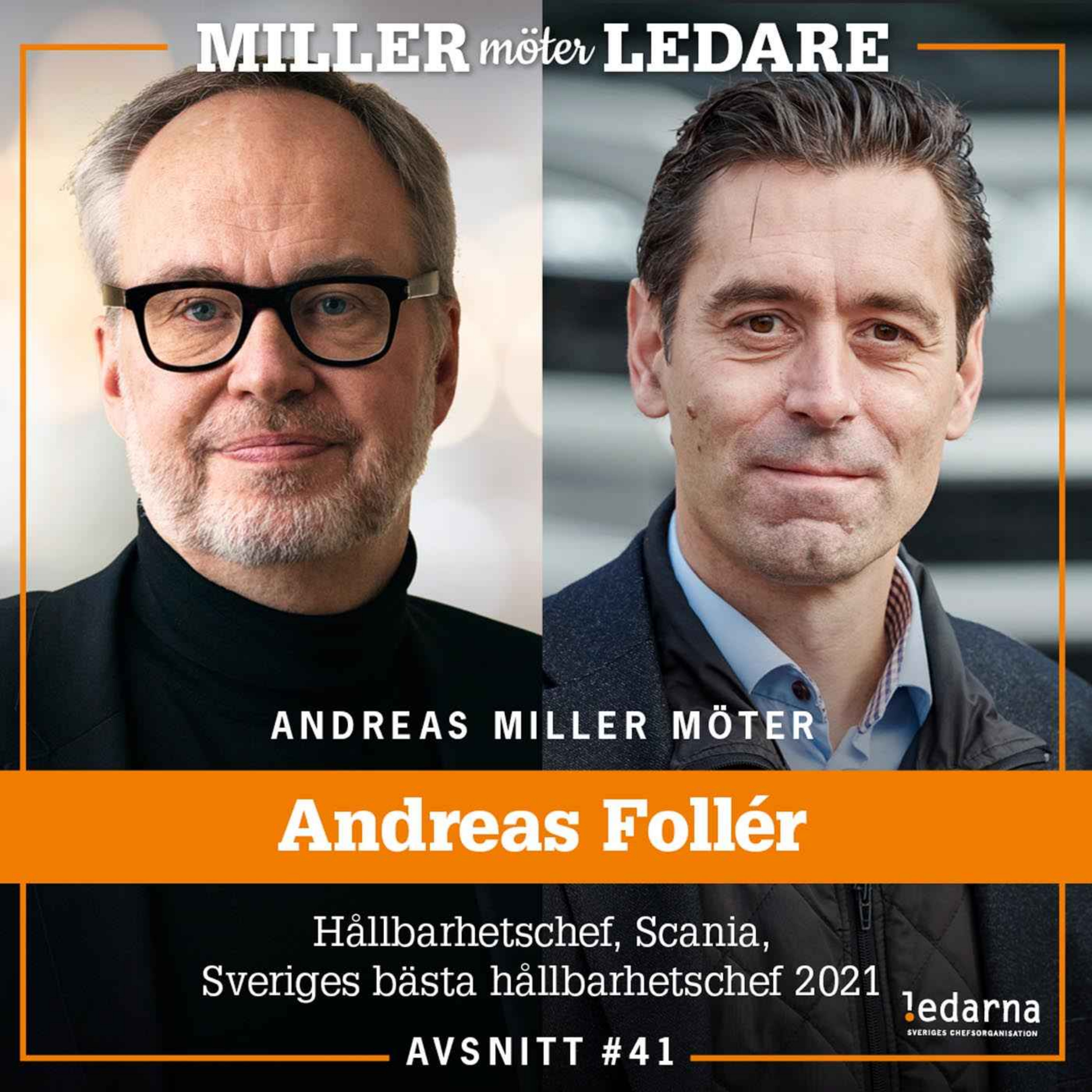 Andreas Follér, hållbarhetschef Scania och Sveriges bästa hållbarhetschef 2021