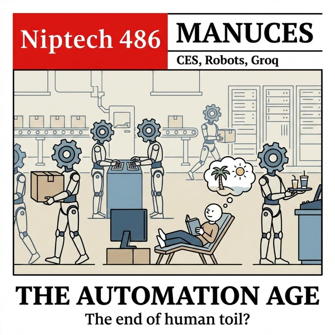 486 - MANUCES - CES, Robots, Groq