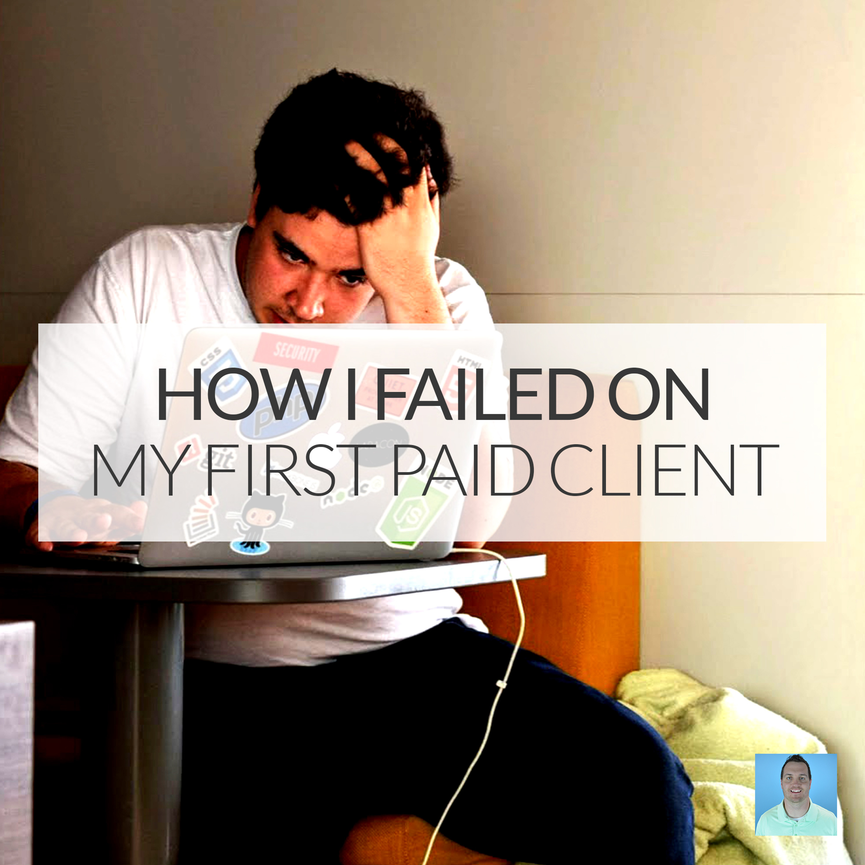 How I handled failing on my first web design client episode artwork