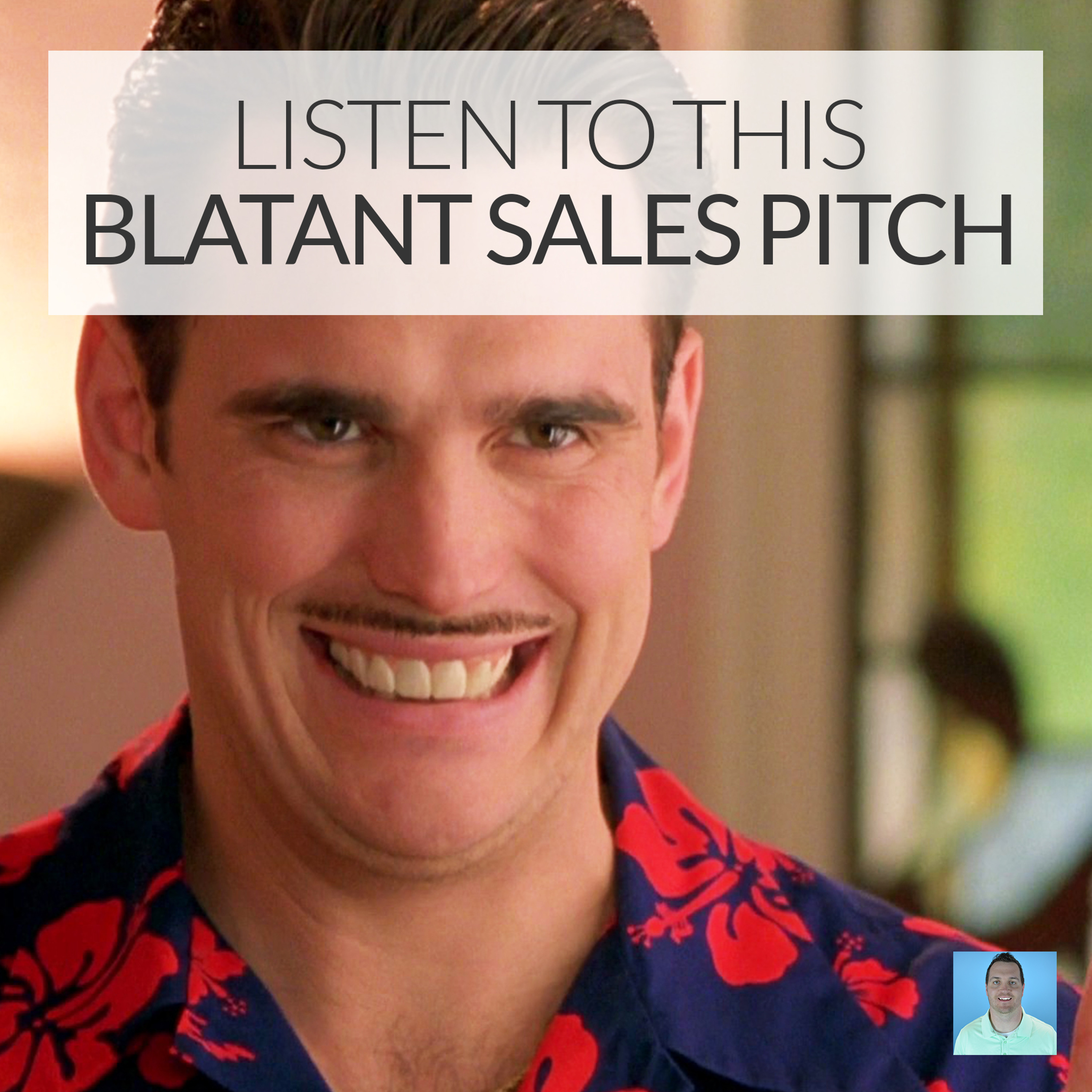 Check out this obnoxiously blatant sales pitch episode artwork