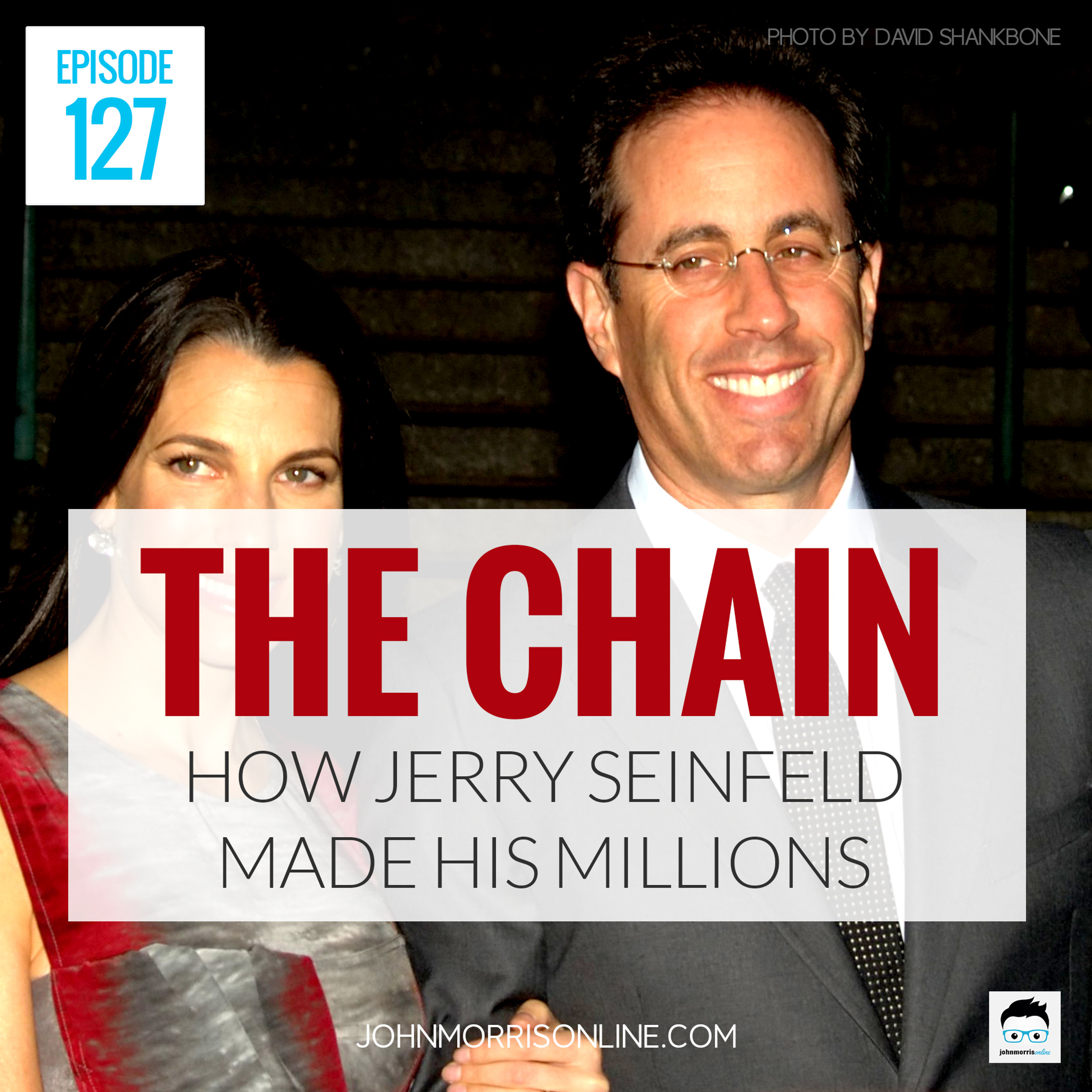 JMS127: How Jerry Seinfeld Made His Millions episode artwork