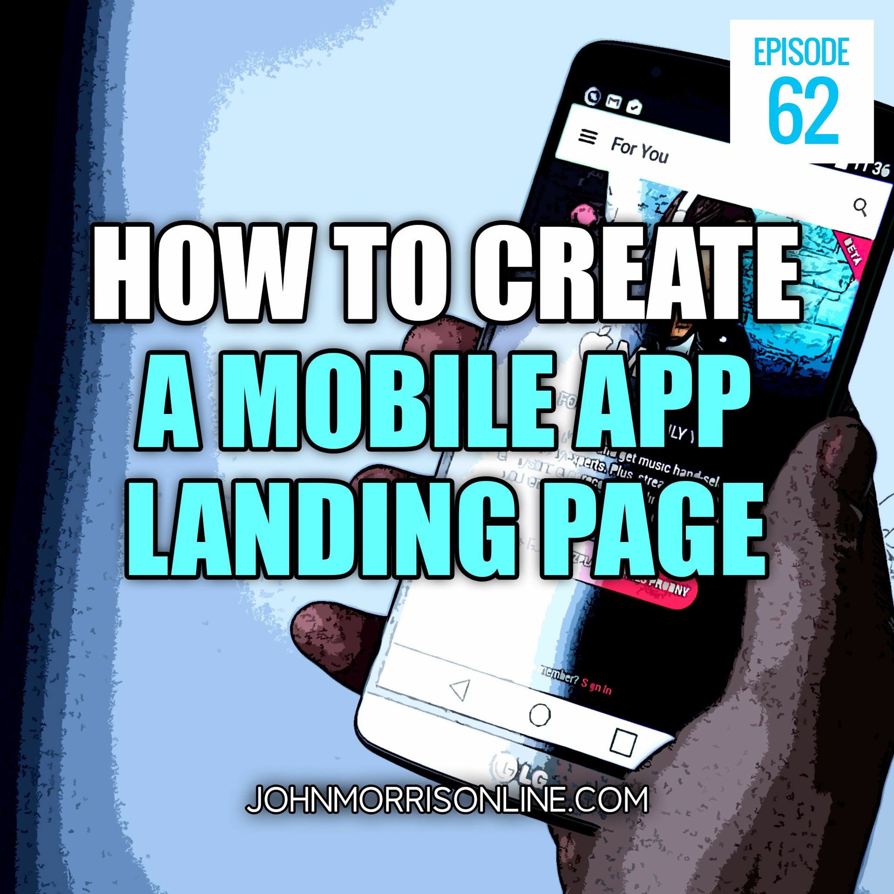 JMS062: How to Create a Mobile App Landing Page in Photoshop and More episode artwork