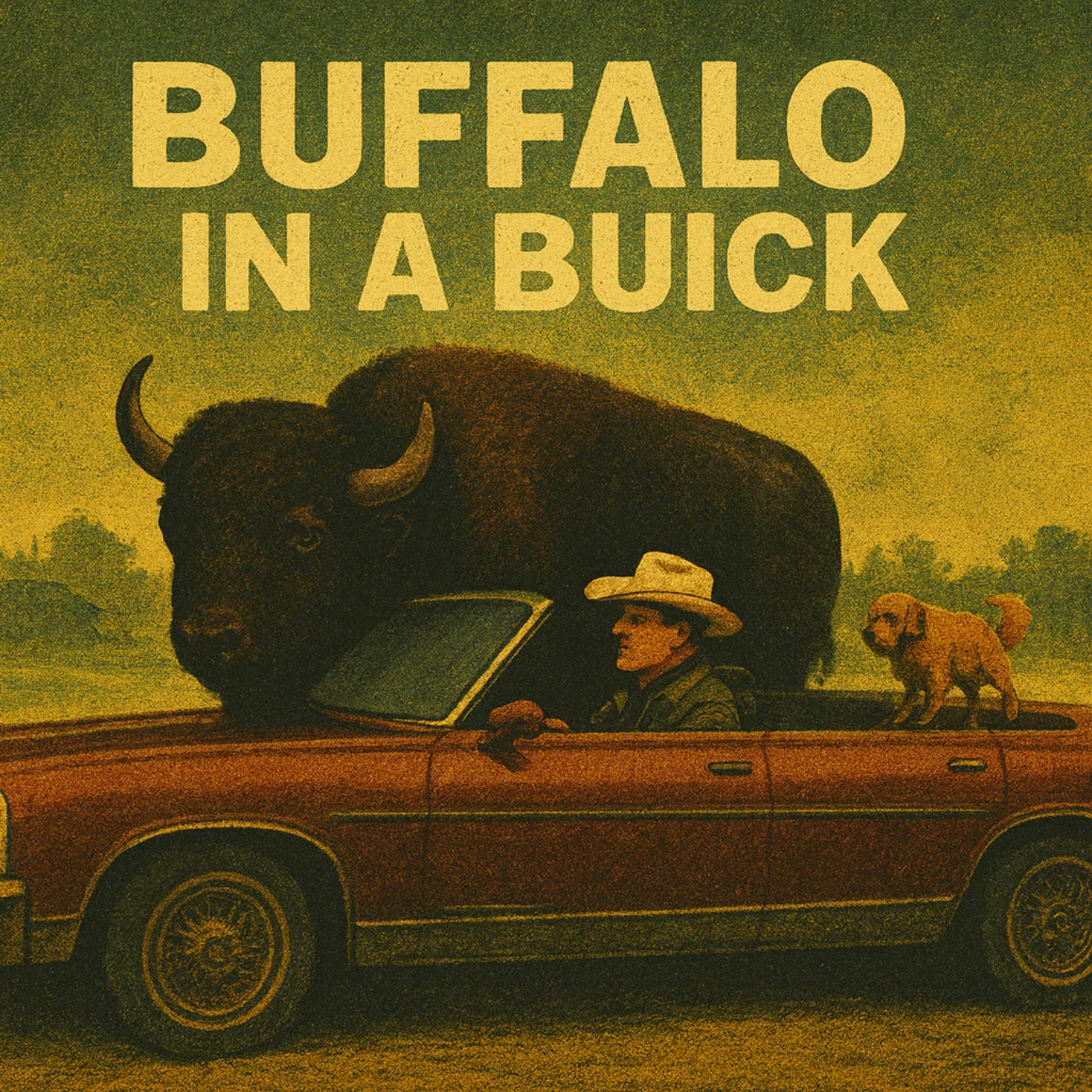 Buffalo in a Buick