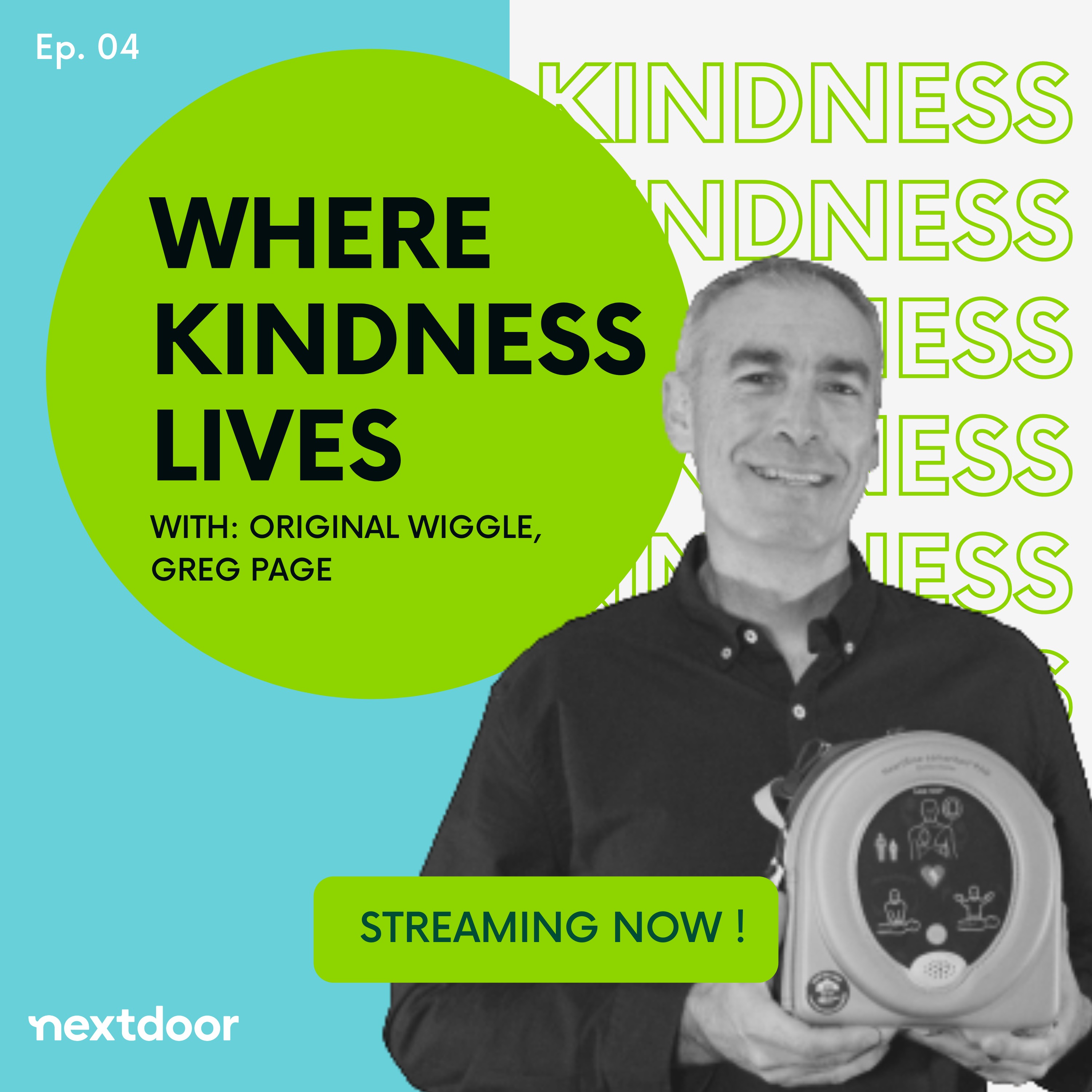 cover art for Where Kindness Lives talks to Original Wiggle Greg Page