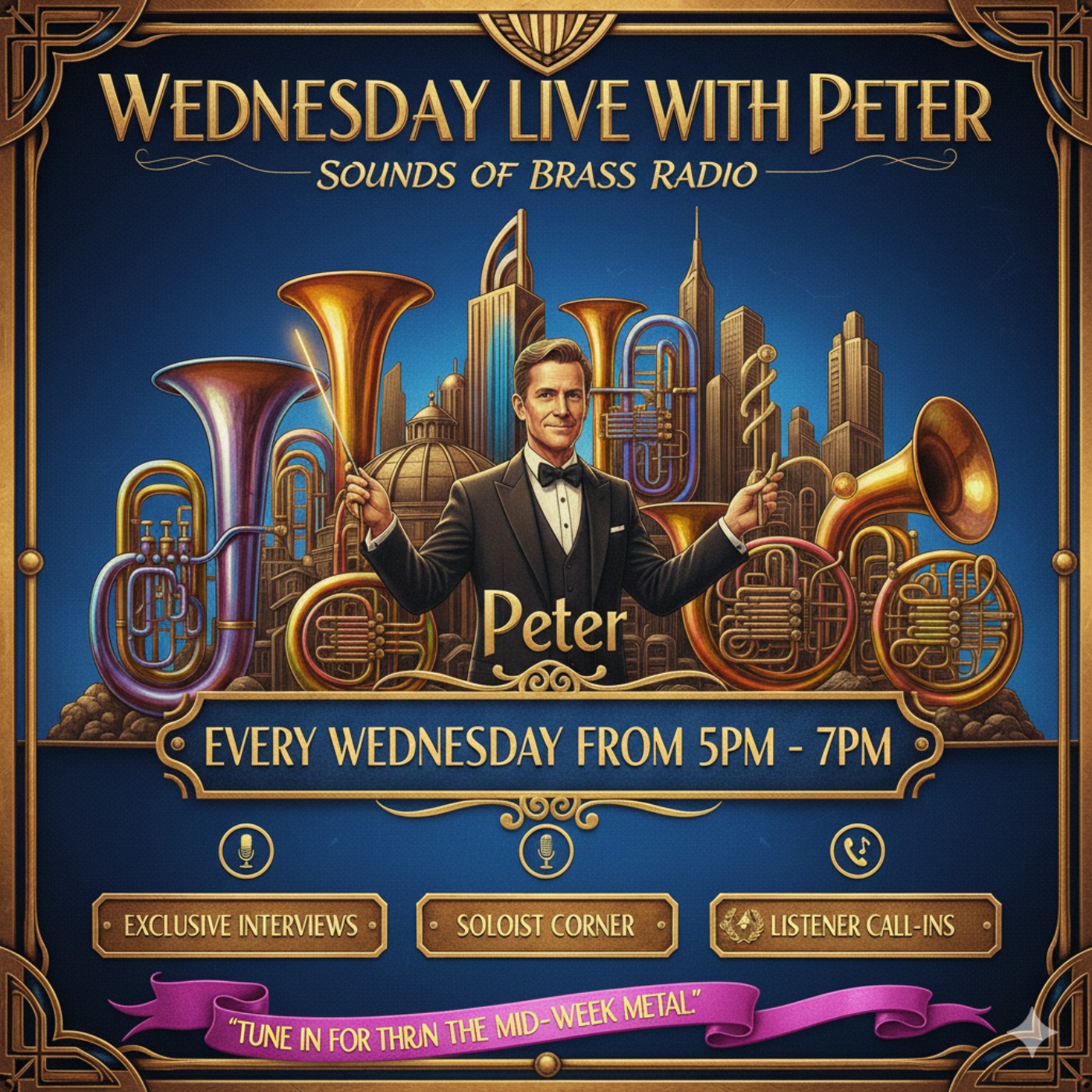 Sounds Of Brass Live with Peter Webster 1st April