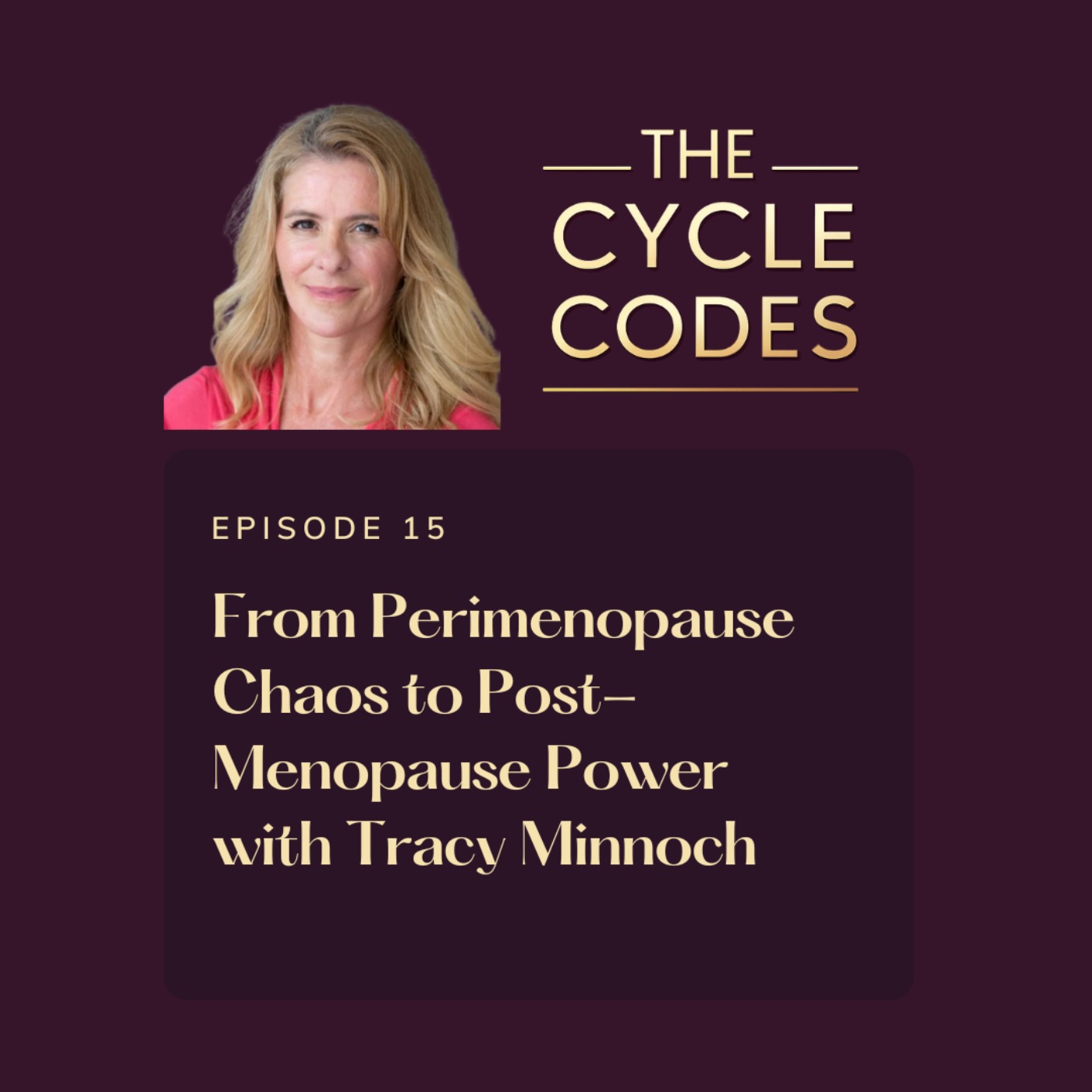 From Perimenopause Chaos to Post-Menopause Power with Tracy Minnoch-Nuku From Perimenopause Chaos to Post-Menopause Power with Tracy Minnoch-Nuku