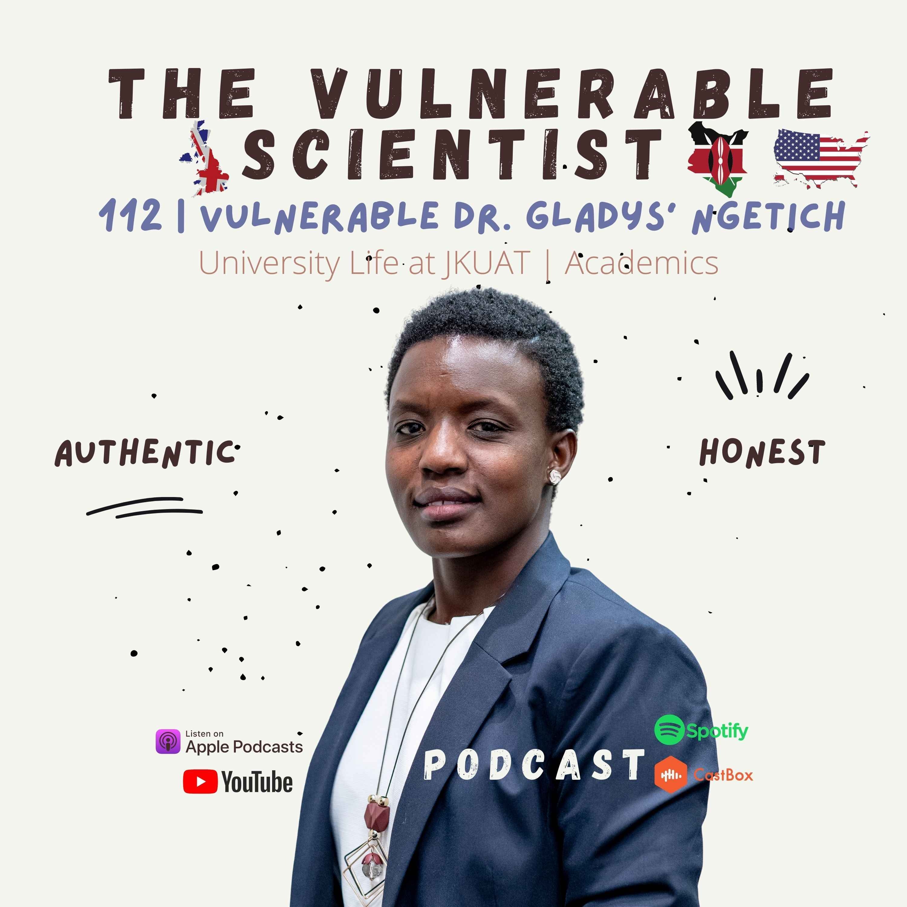 112 | Vulnerable Dr. Gladys Ng'etich | University Life at JKUAT | Academics