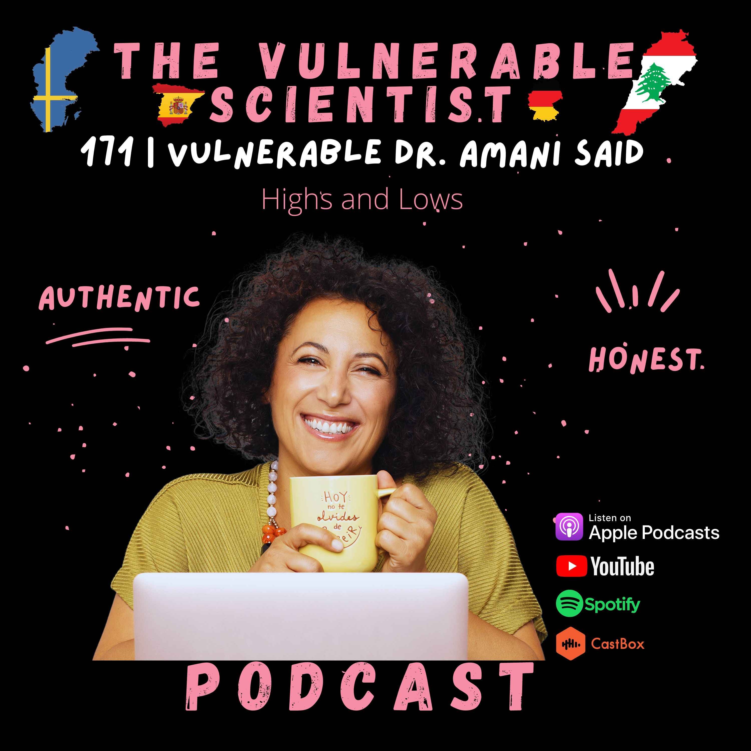 171 | Vulnerable Dr. Amani Said Part 4 | Highs and Lows