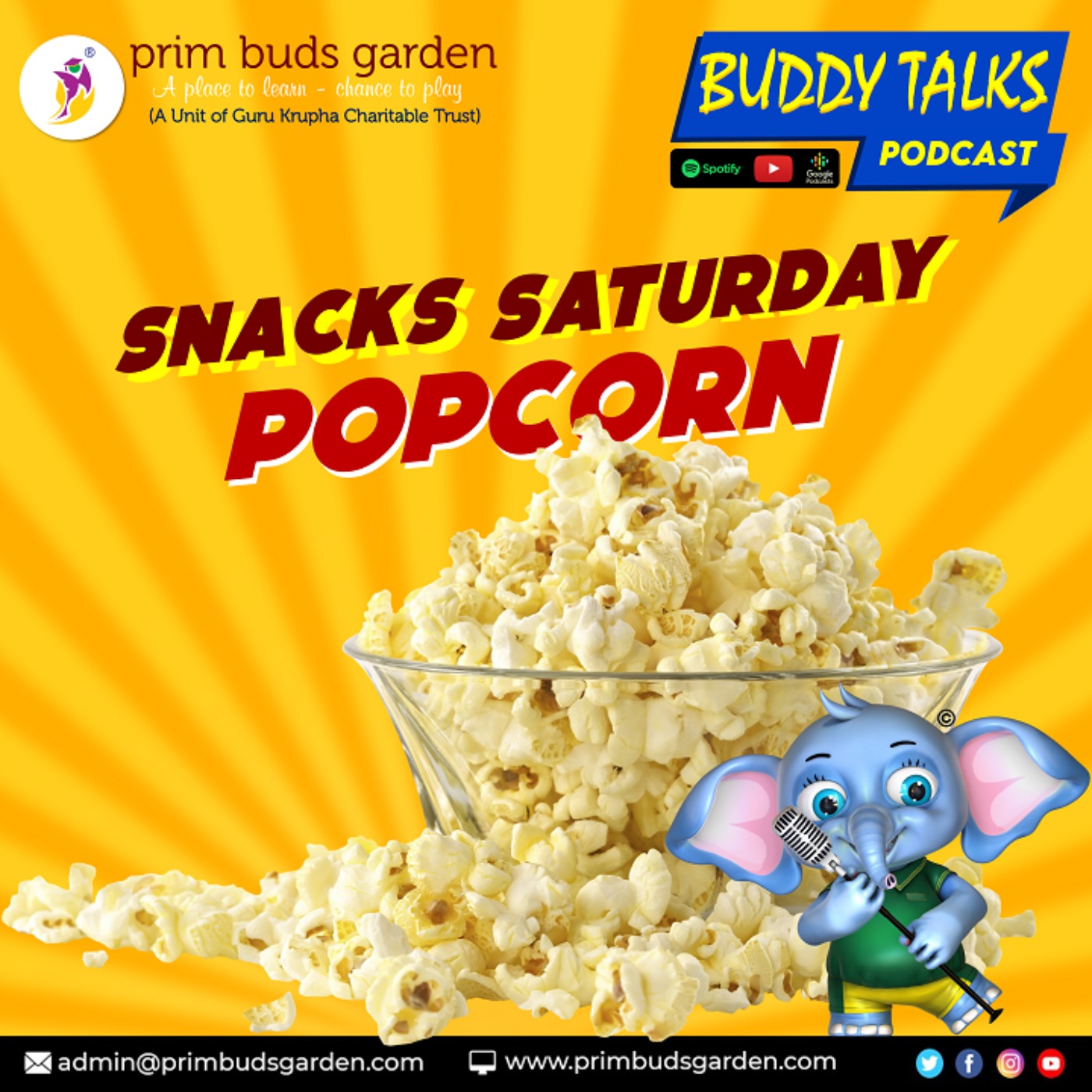 BUDDY TALKS podcast HOME MADE POPCORN POPCORN in Tamil Prim Buds