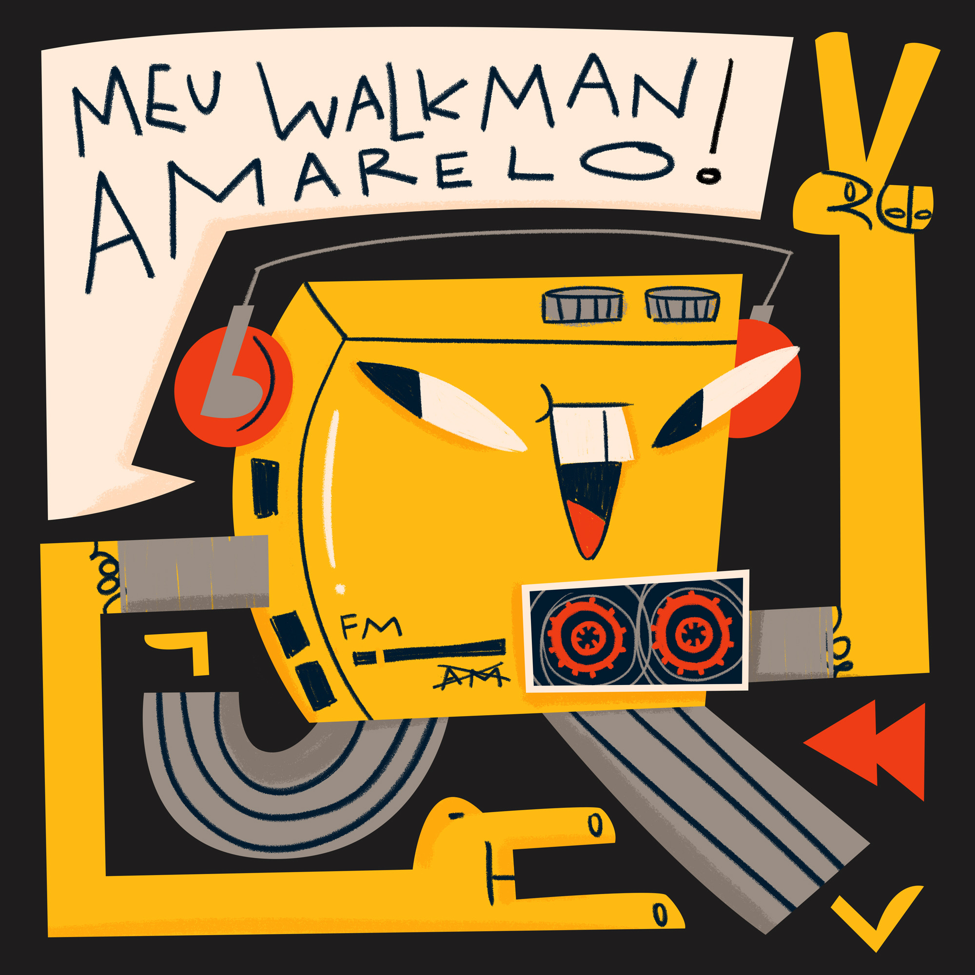 Meu Walkman Amarelo