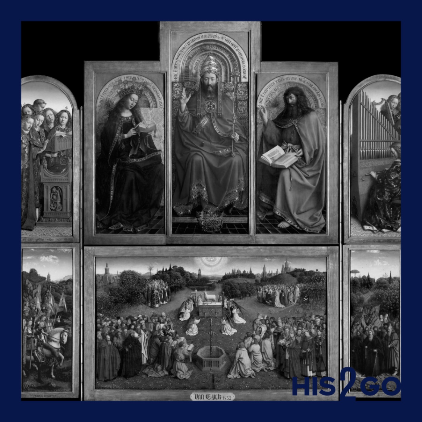 His2Go#236 - Kunstraub in der Kathedrale: Der Diebstahl der „Gerechten Richter“ episode artwork