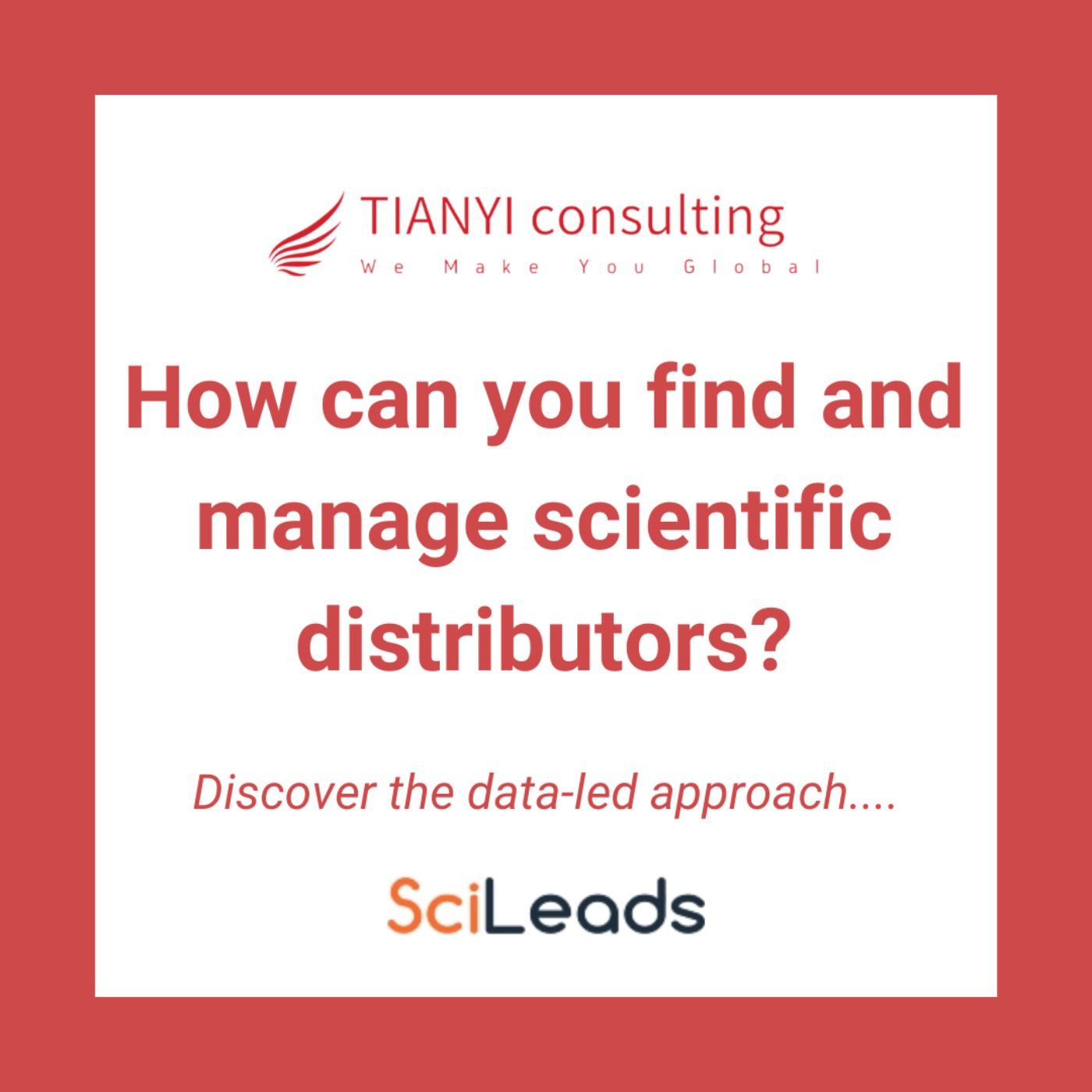 How can you find and manage scientific distributors? How can you find and manage scientific distributors?