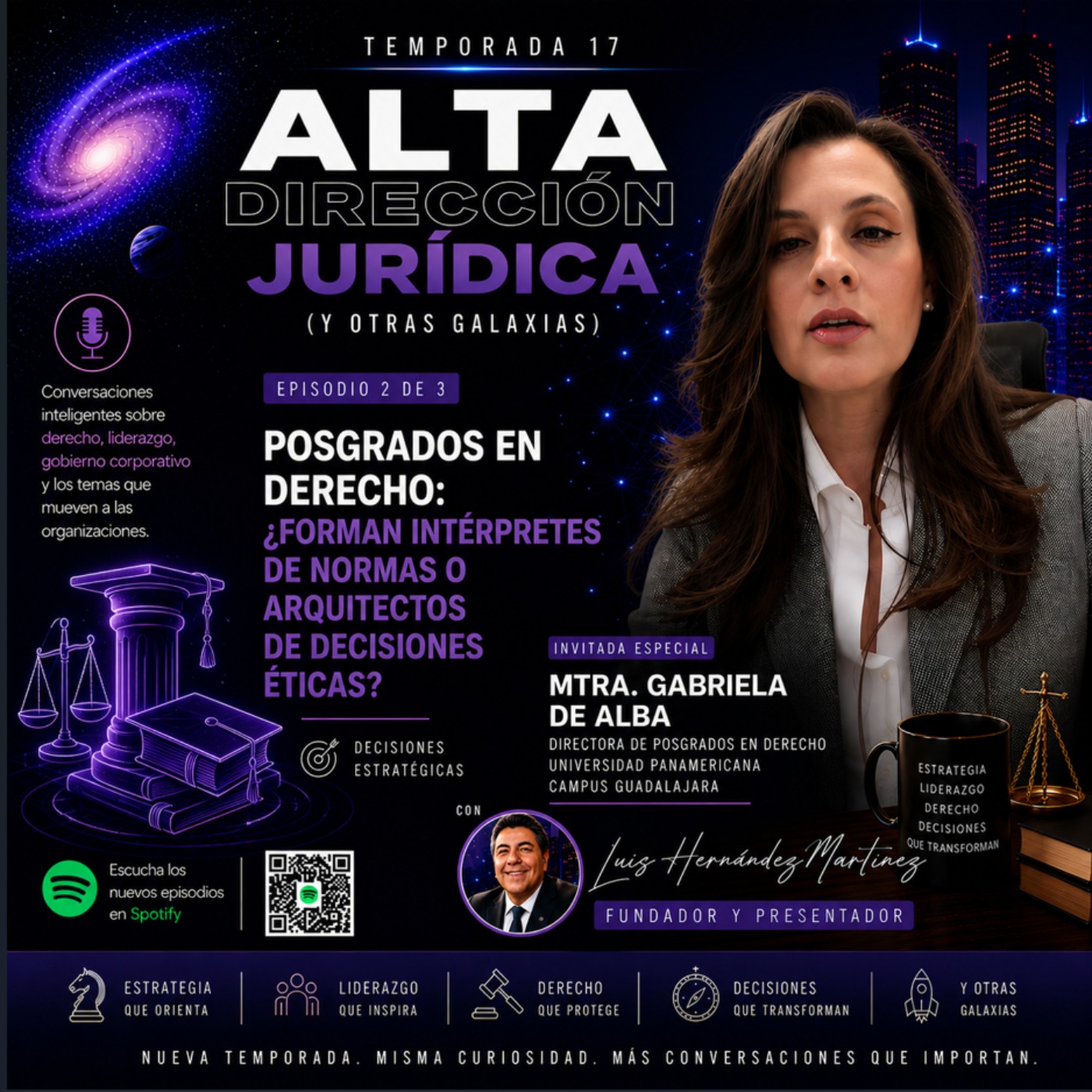 De abogados, posgrados y otros poderes: ¿intérpretes de normas o arquitectos de decisiones éticas? episode artwork