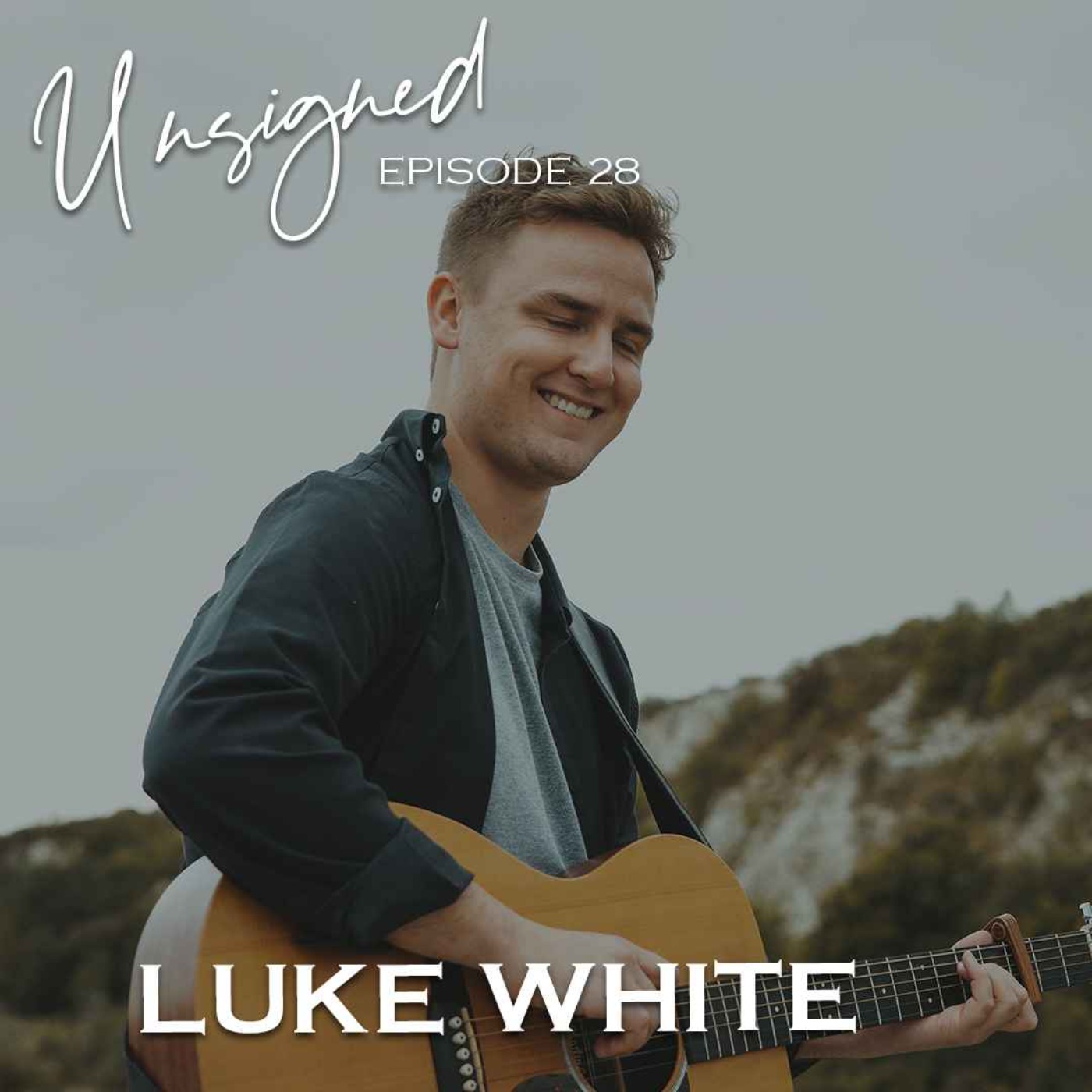 cover art for #28 with LUKE WHITE - The Unsigned Podcast