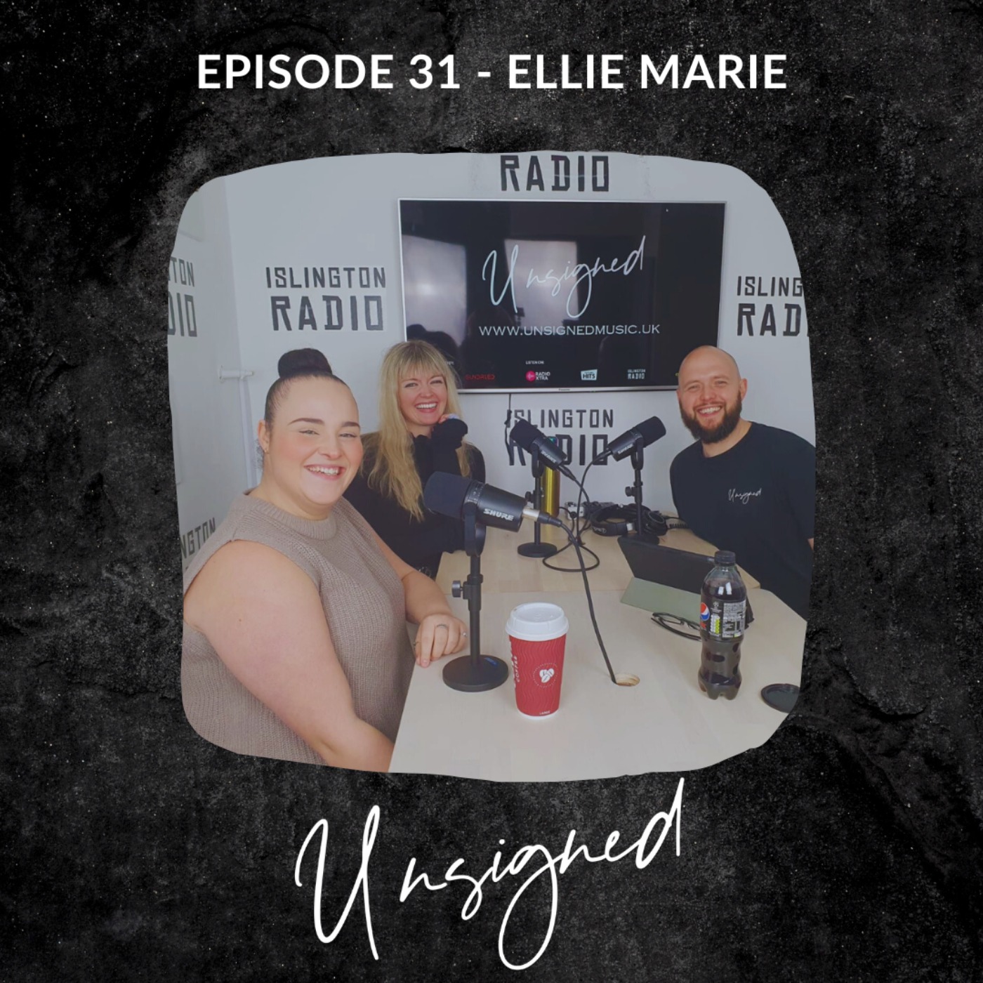 cover art for #31 with ELLIE-MARIE- The Unsigned Podcast