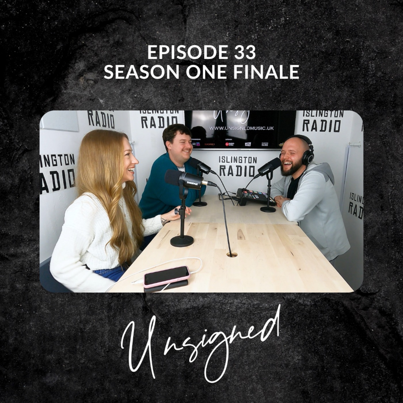 cover art for #33 Season One Finale - The Unsigned Podcast
