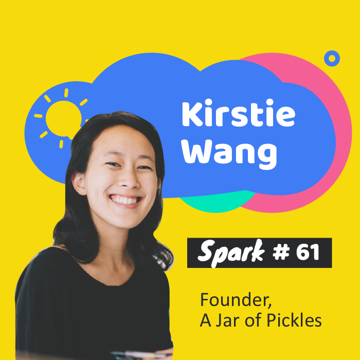 61. Building a Greeting Card Business On the Side with Kirstie Wang from A Jar of Pickles — Spark Creators cover