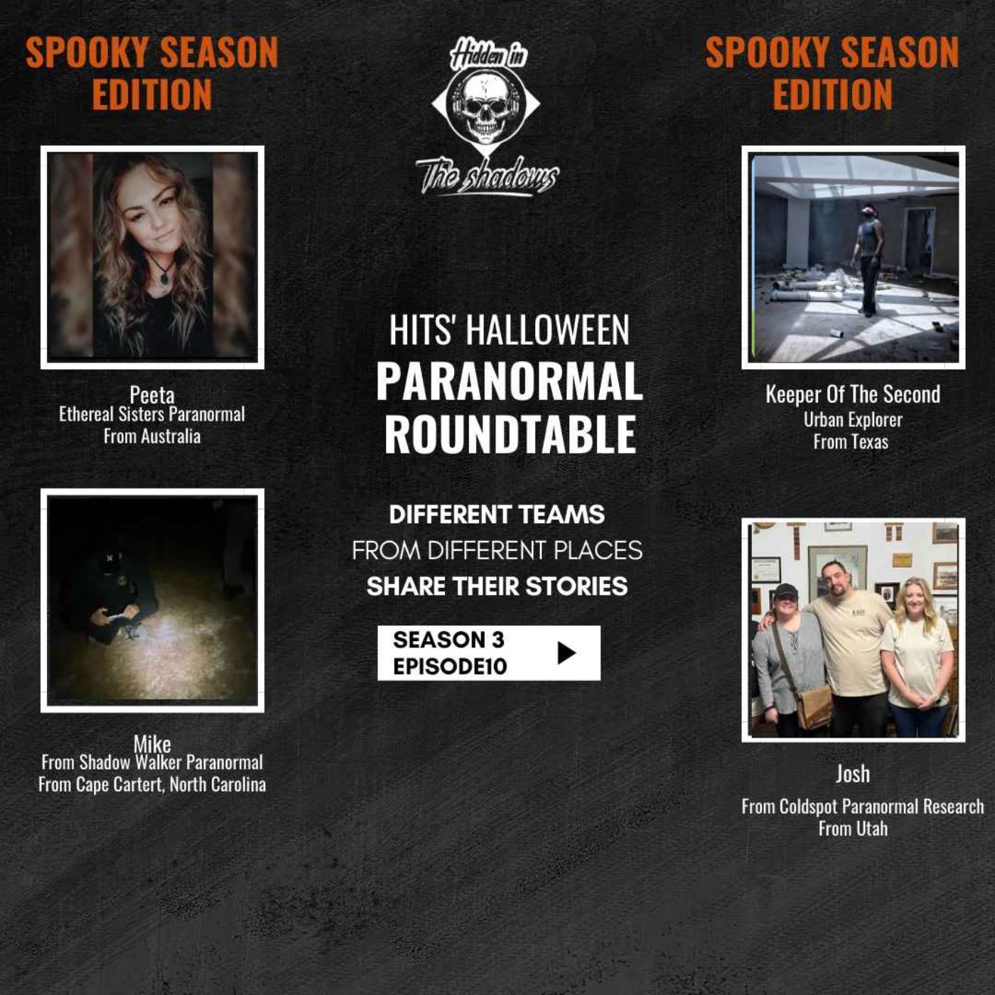 Hidden In The Shadows' Halloween Paranormal Roundtable Episode 1