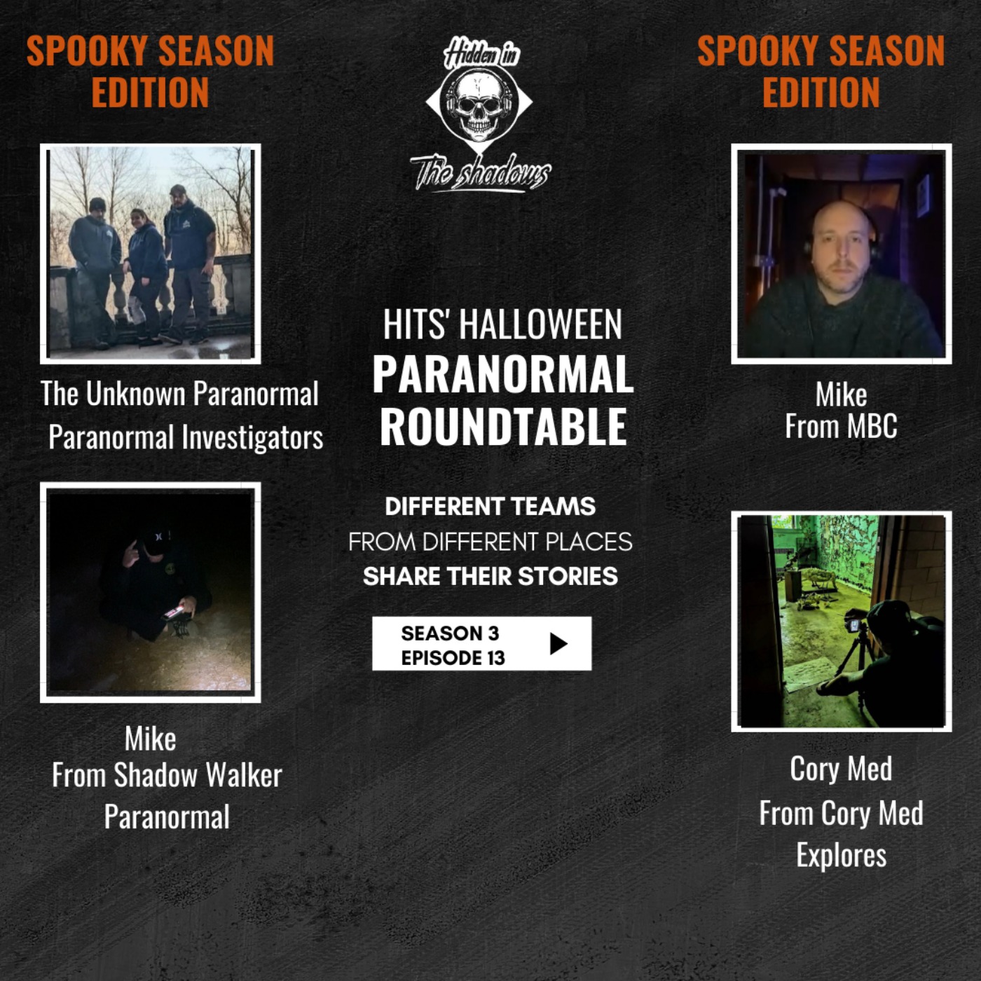 Hidden In The Shadows' Halloween Paranormal Roundtable Episode 2 Image