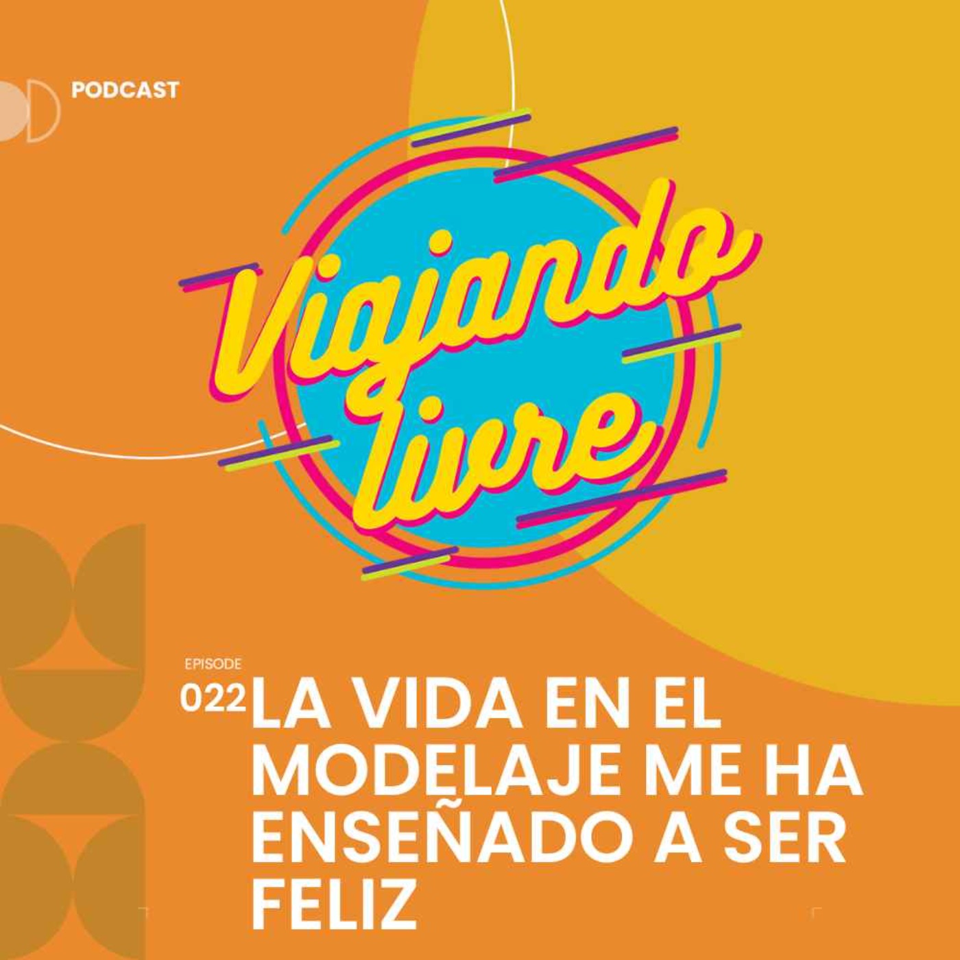 La vida en el modelaje me ha enseñado a ser feliz.