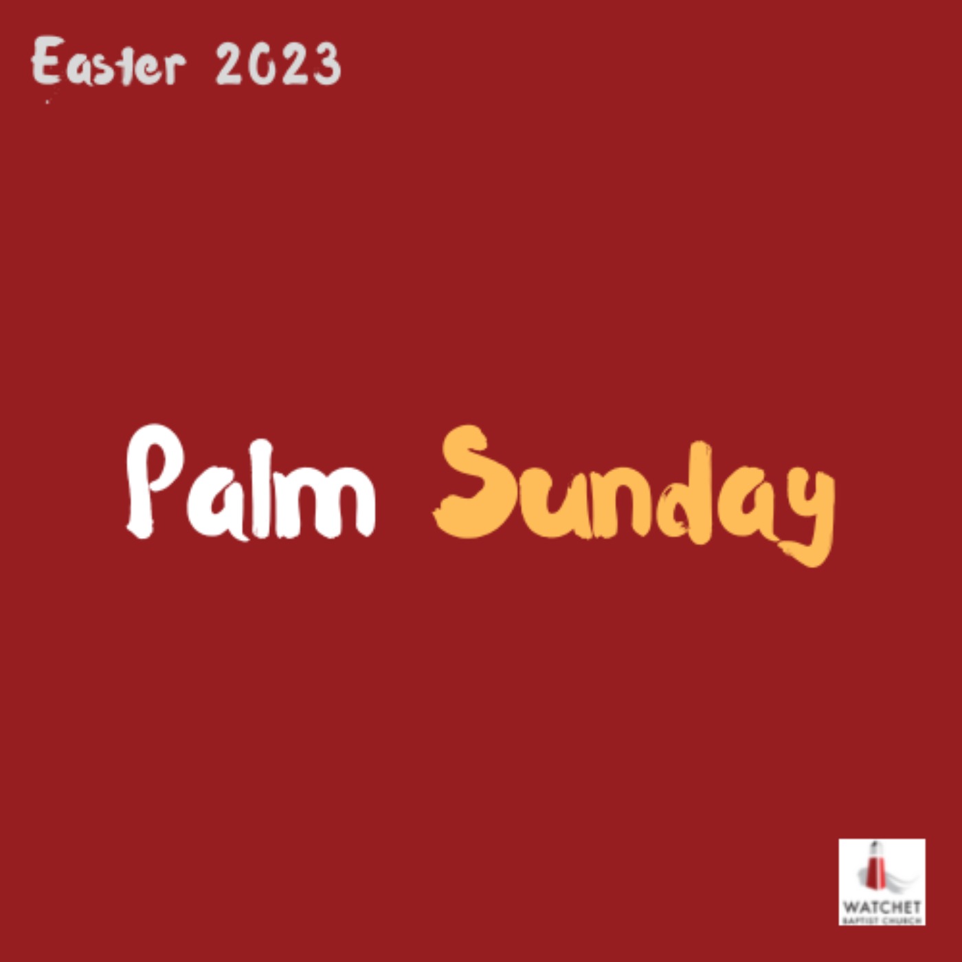 cover art for Palm Sunday 2023