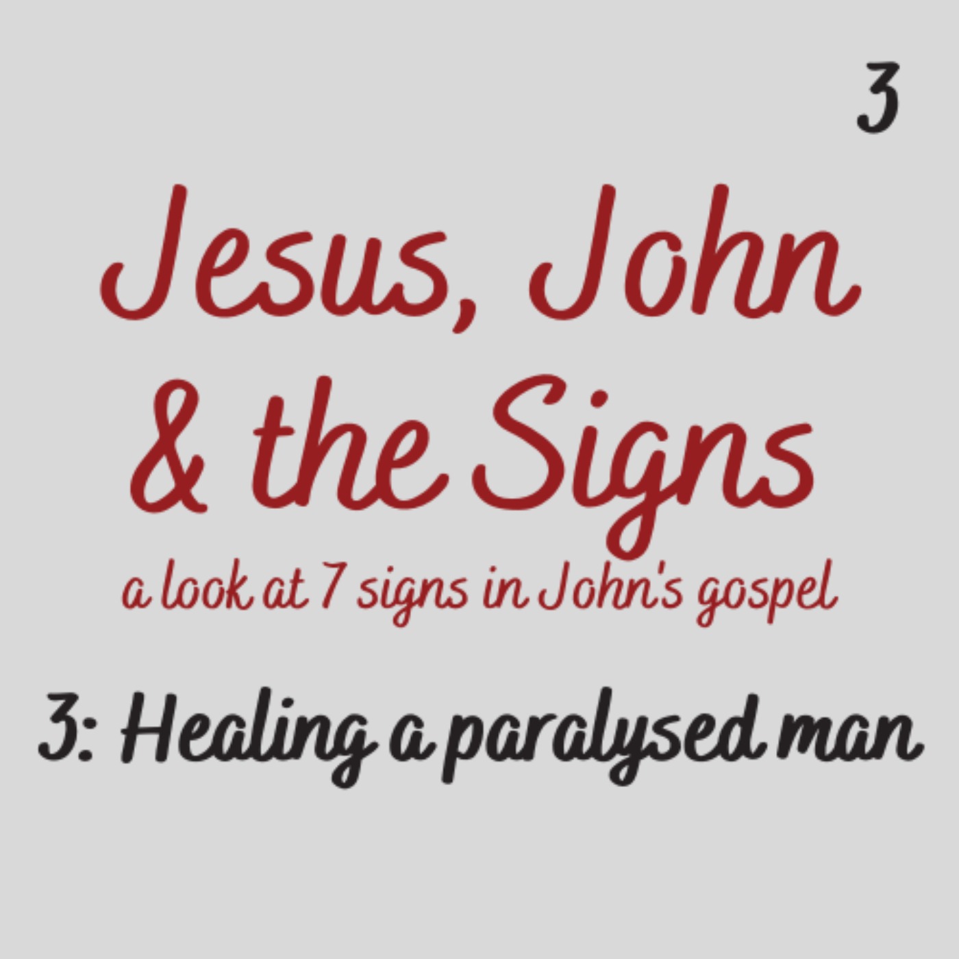 cover art for Jesus, John & the Signs Part 3