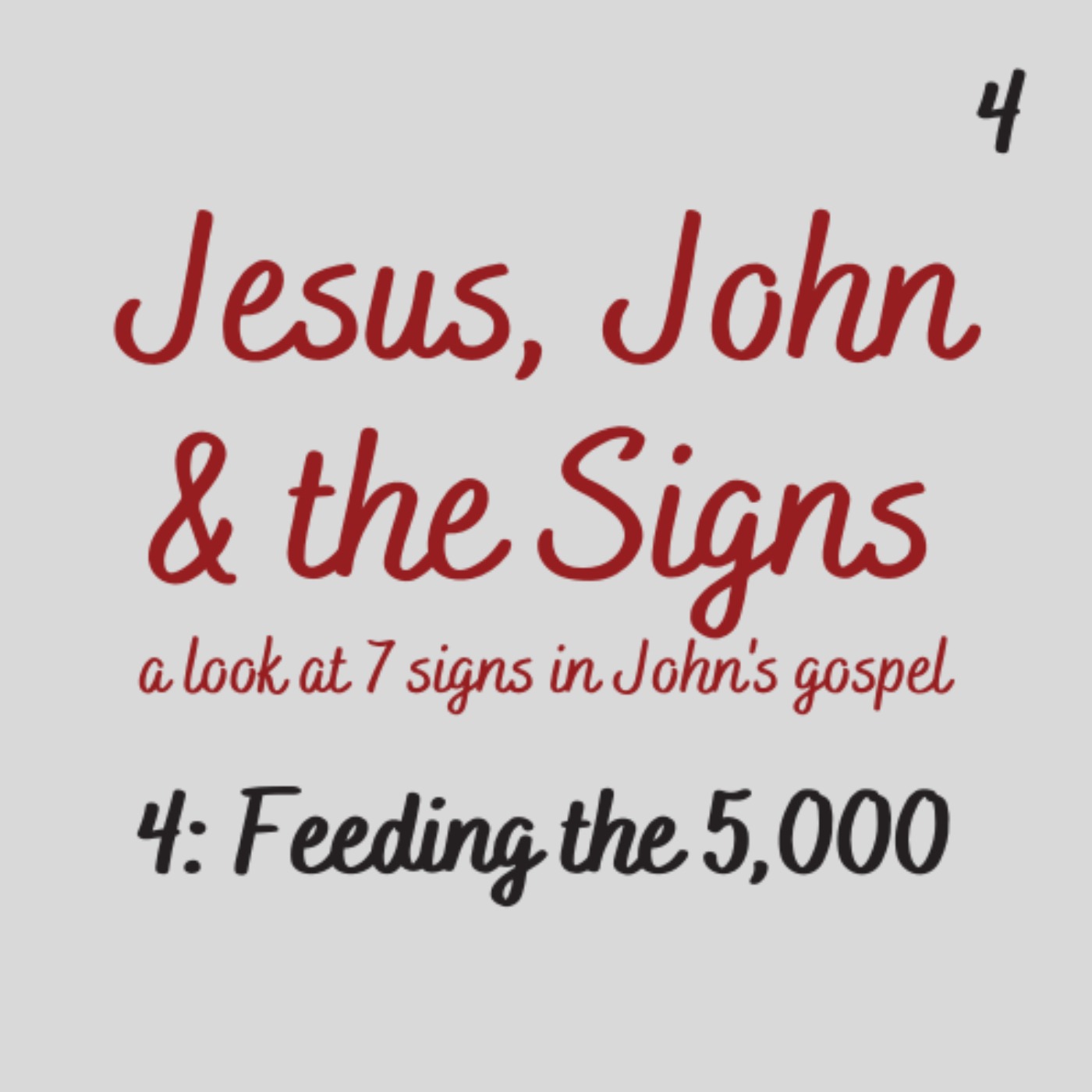 cover art for Jesus, John & the Signs Part 4