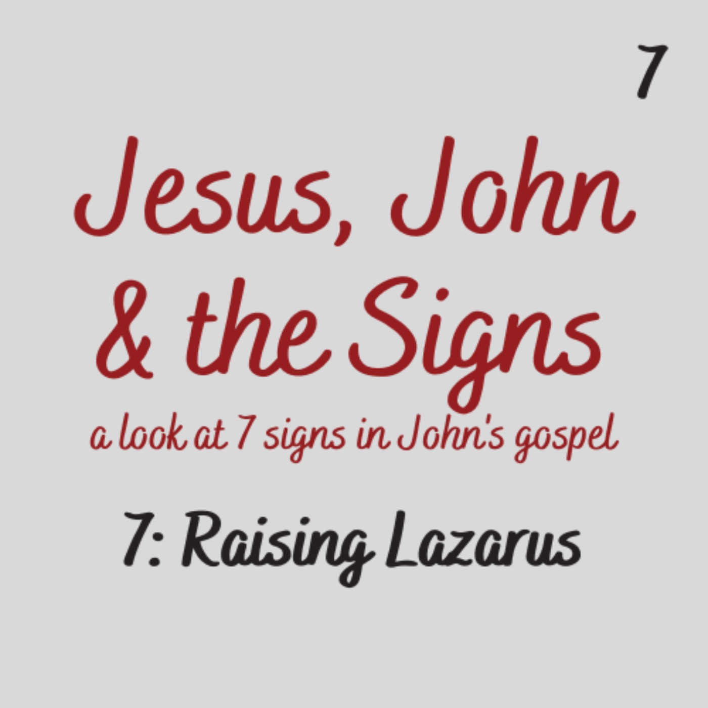 cover art for Jesus, John & the Signs Part 7