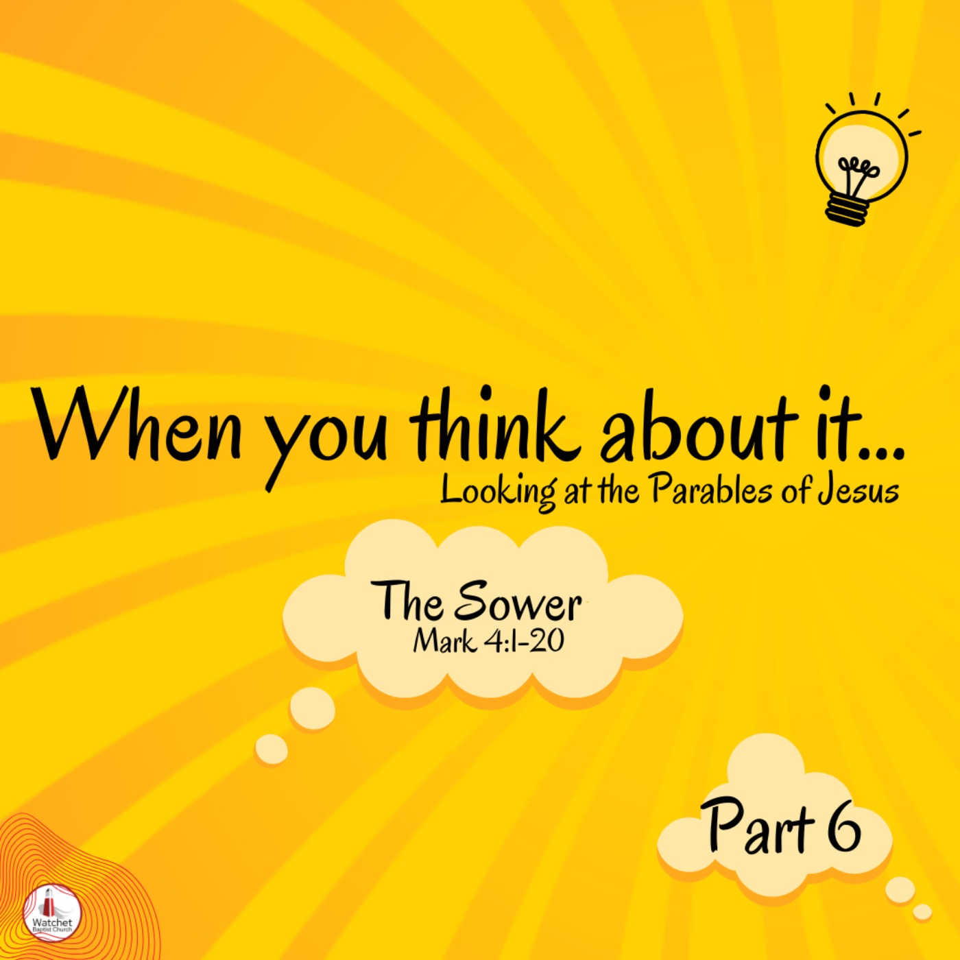 When you think about it...