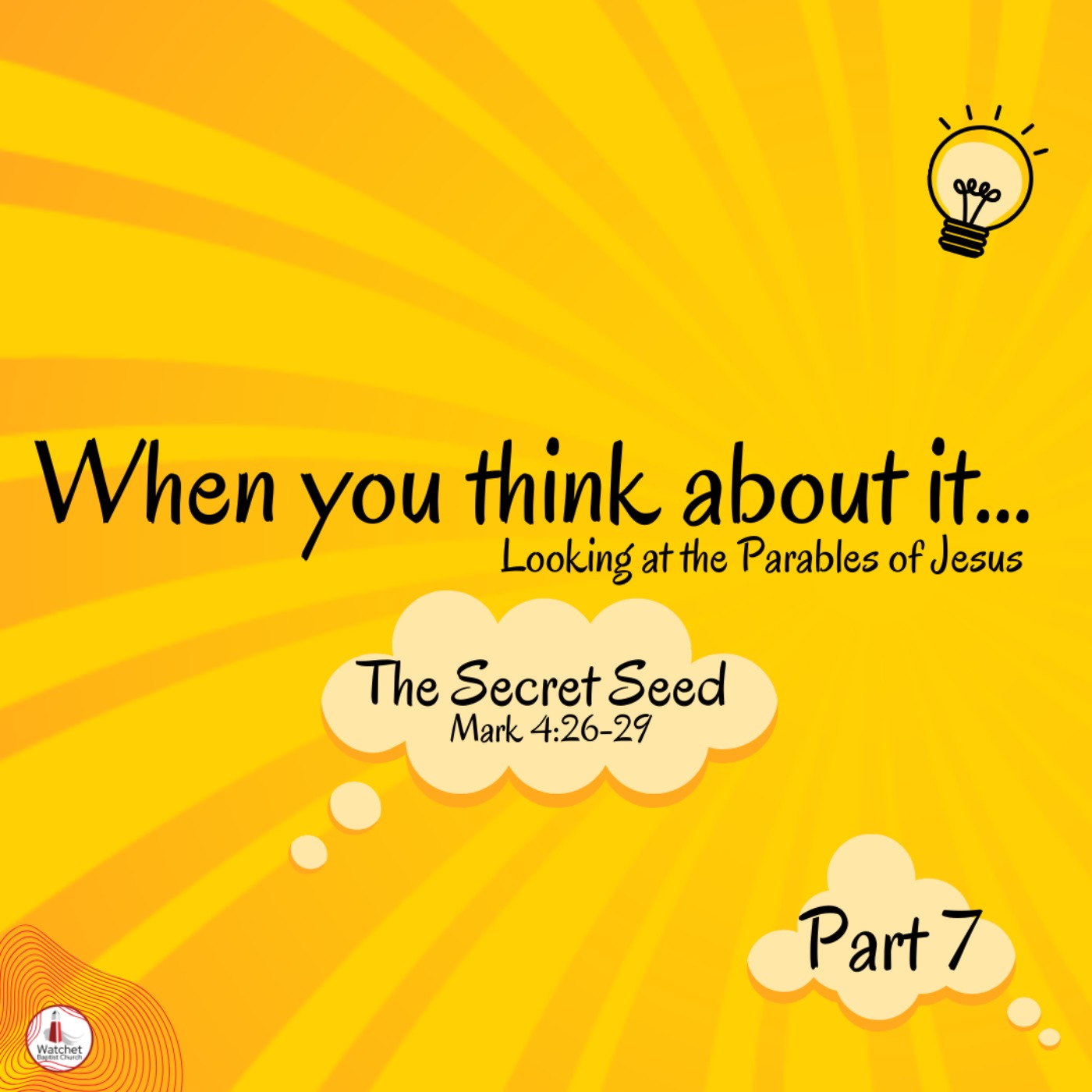 When you think about it...