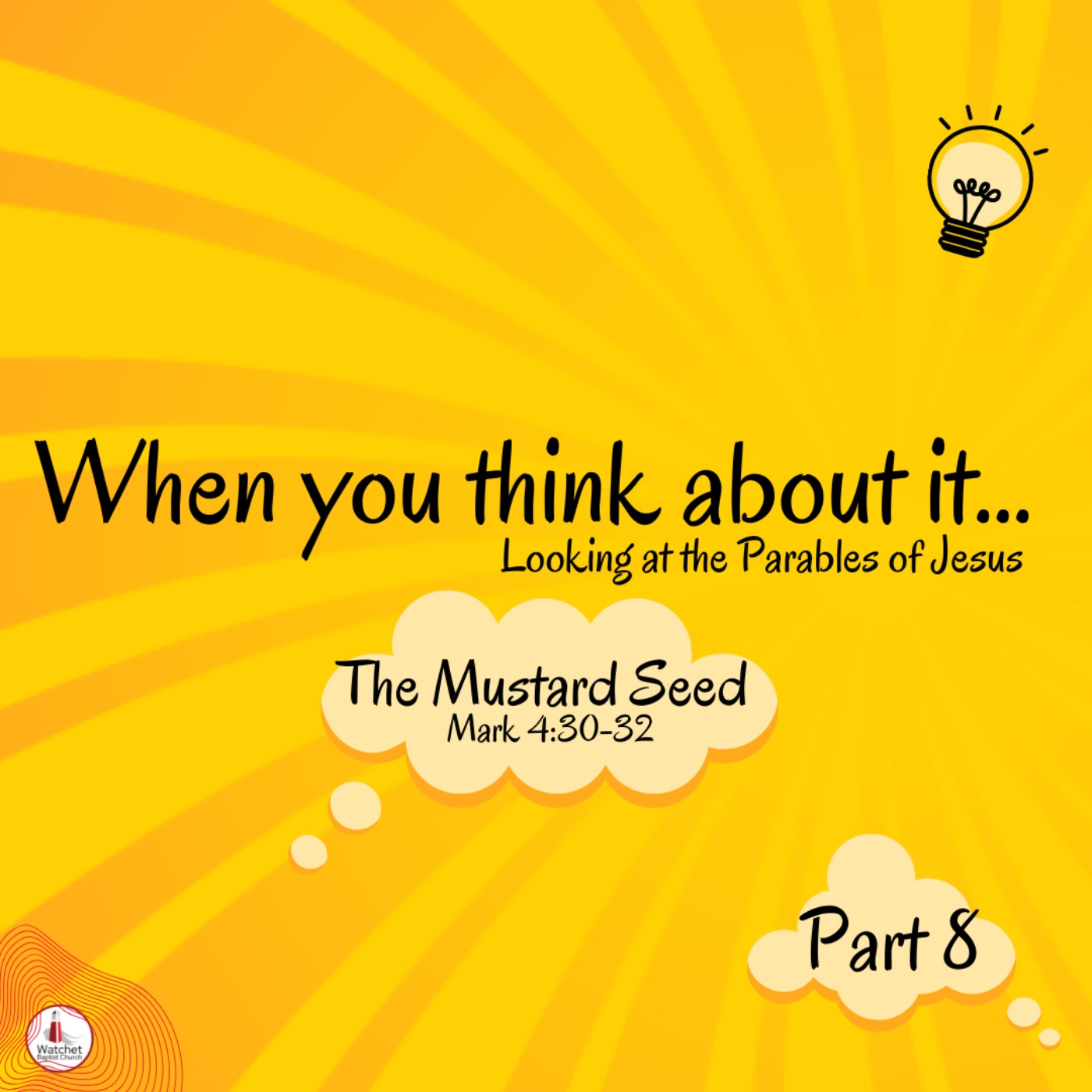 When you think about it...