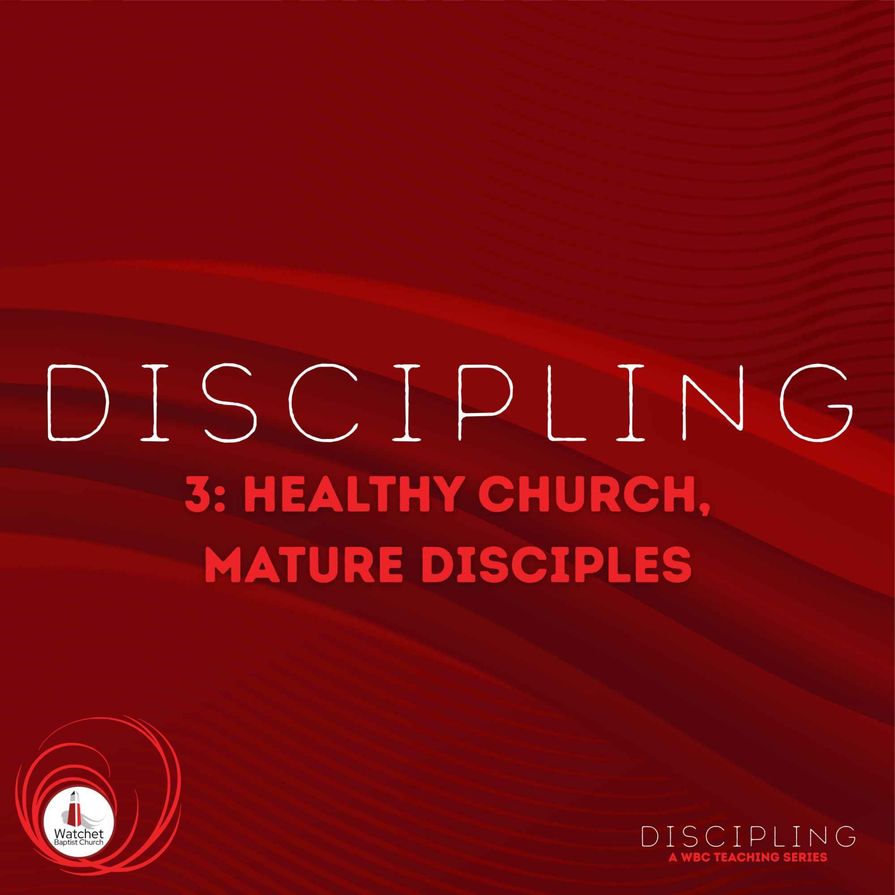 Healthy Church, mature disciples episode artwork