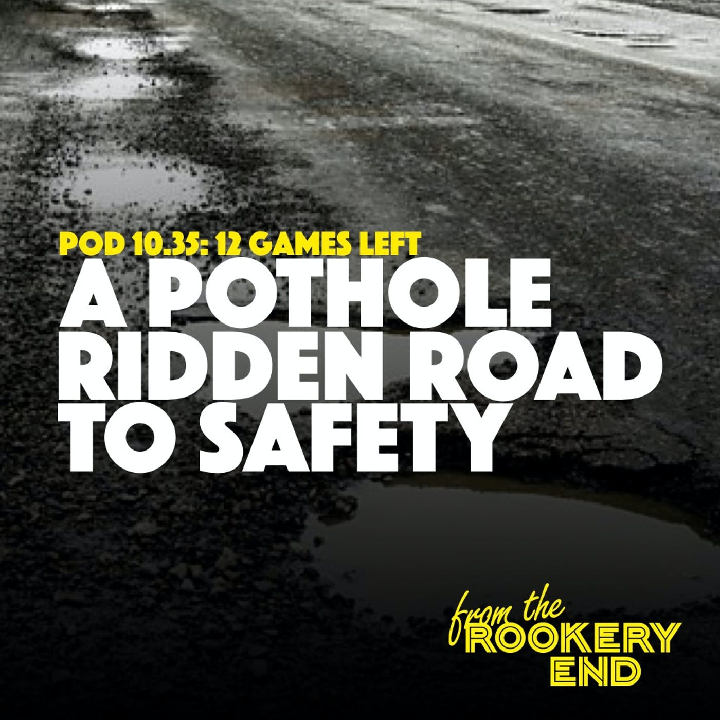 cover art for A Pothole Ridden Road to Safety (10.35)
