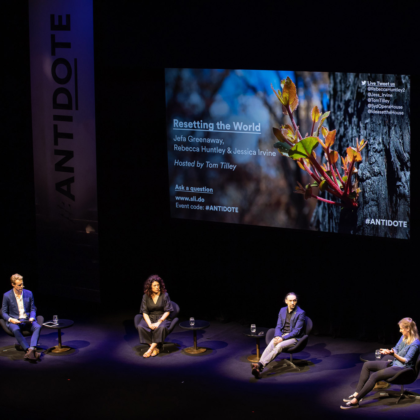 Resetting the World | Jefa Greenaway, Rebecca Huntley & Jessica Irvine at Antidote 2020