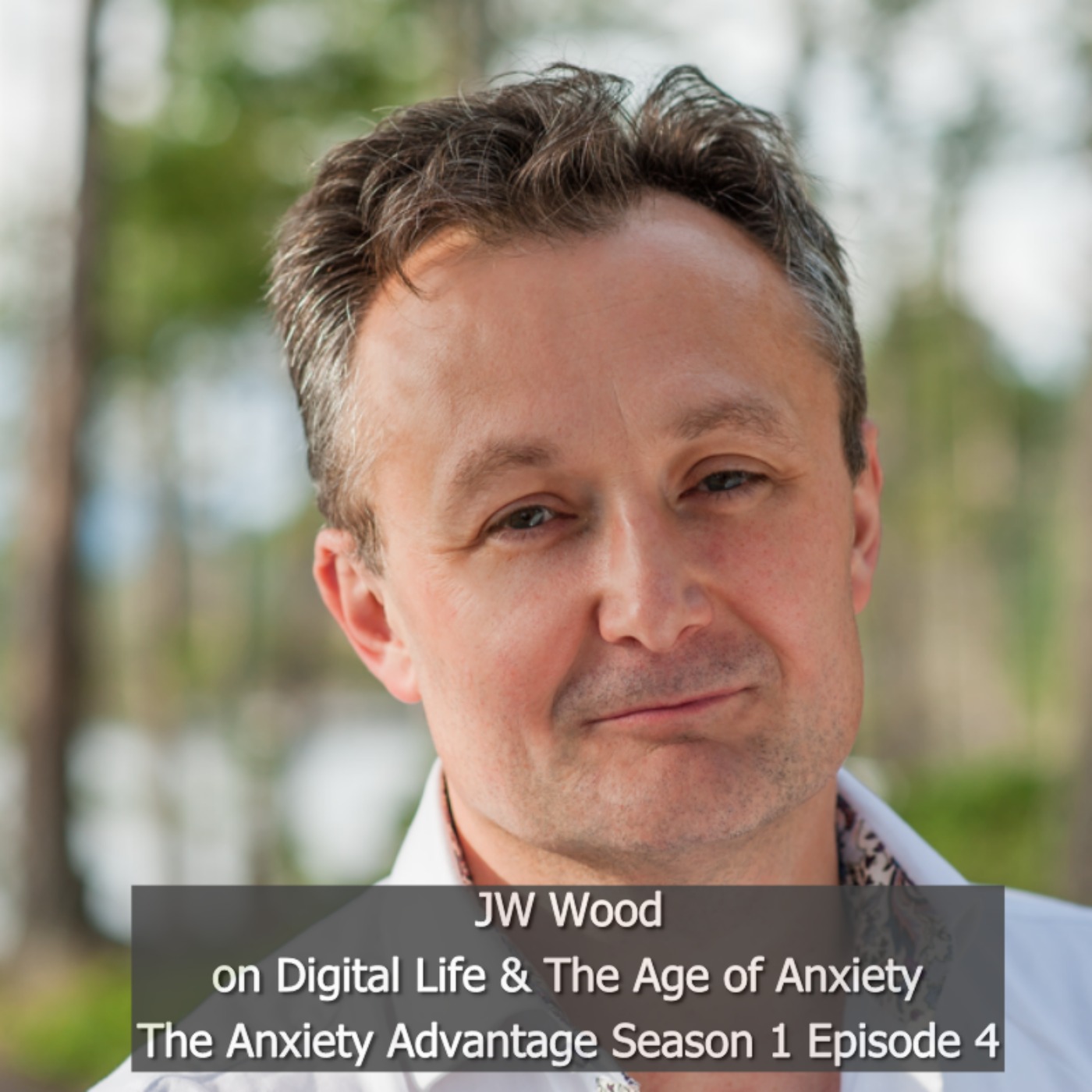 cover art for Digital Life and The Age of Anxiety - James Wood aka JW Wood 