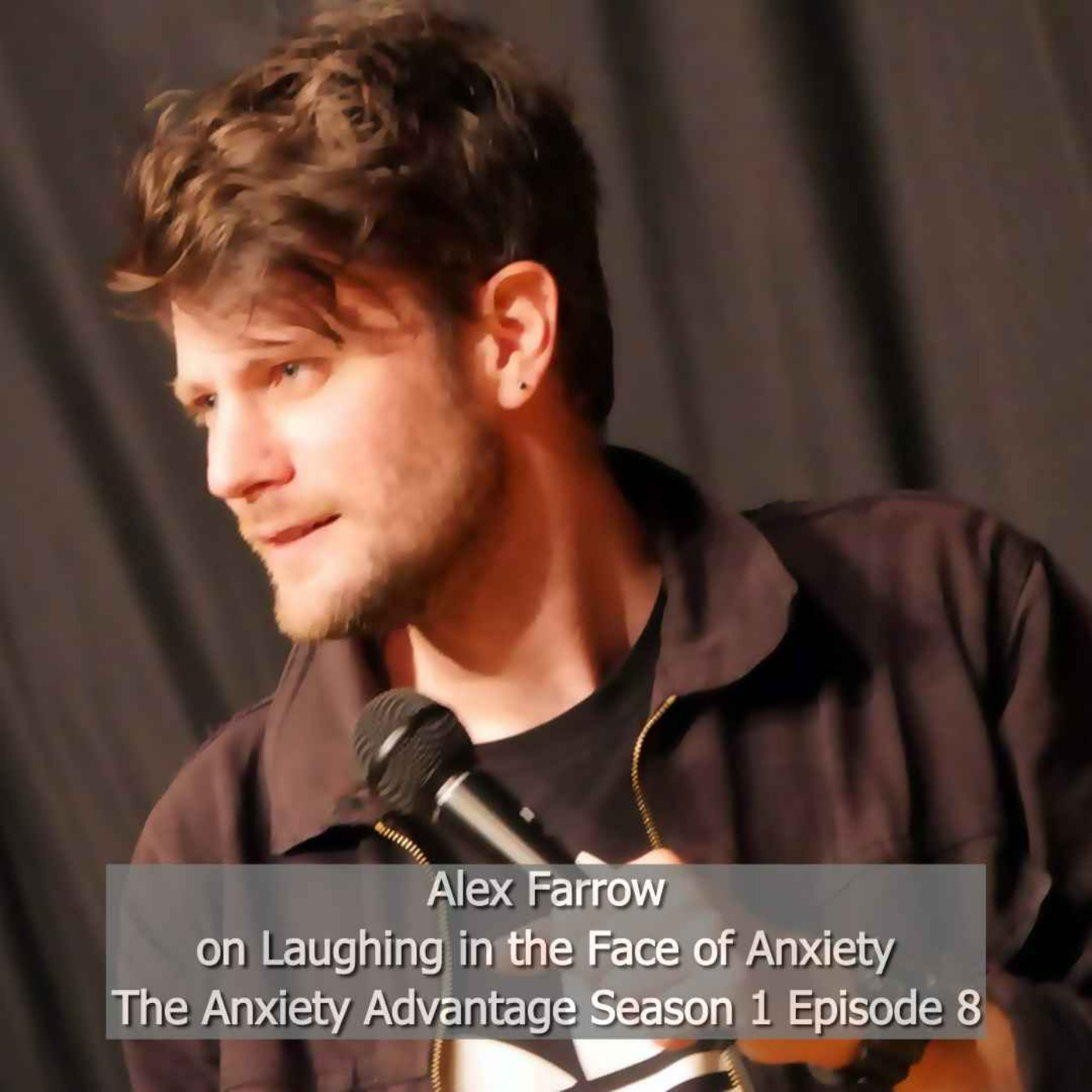 cover art for Laughing in the Face of Anxiety - Alex Farrow 