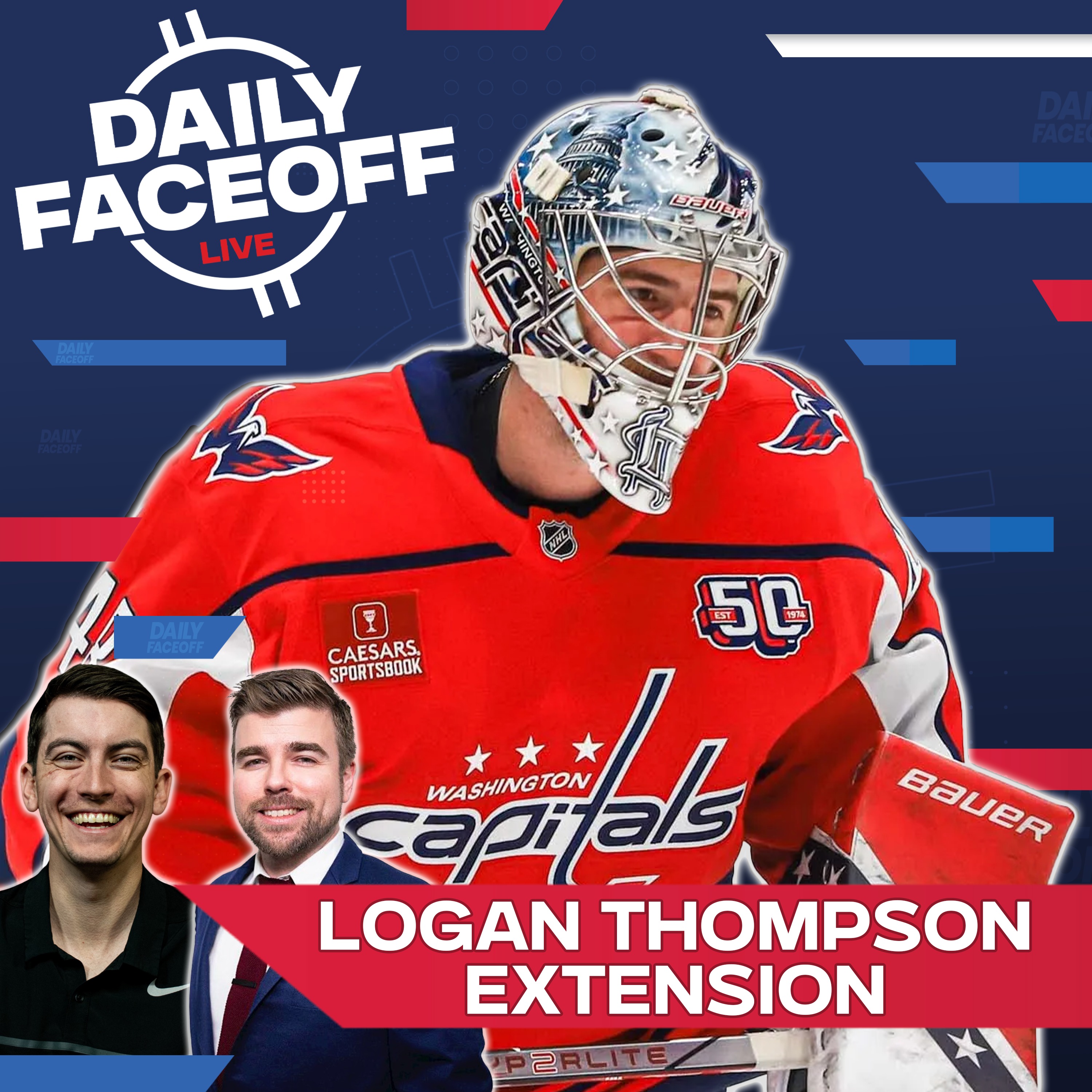 Logan Thompson Cashes In With The Caps | Daily Faceoff LIVE January 28th