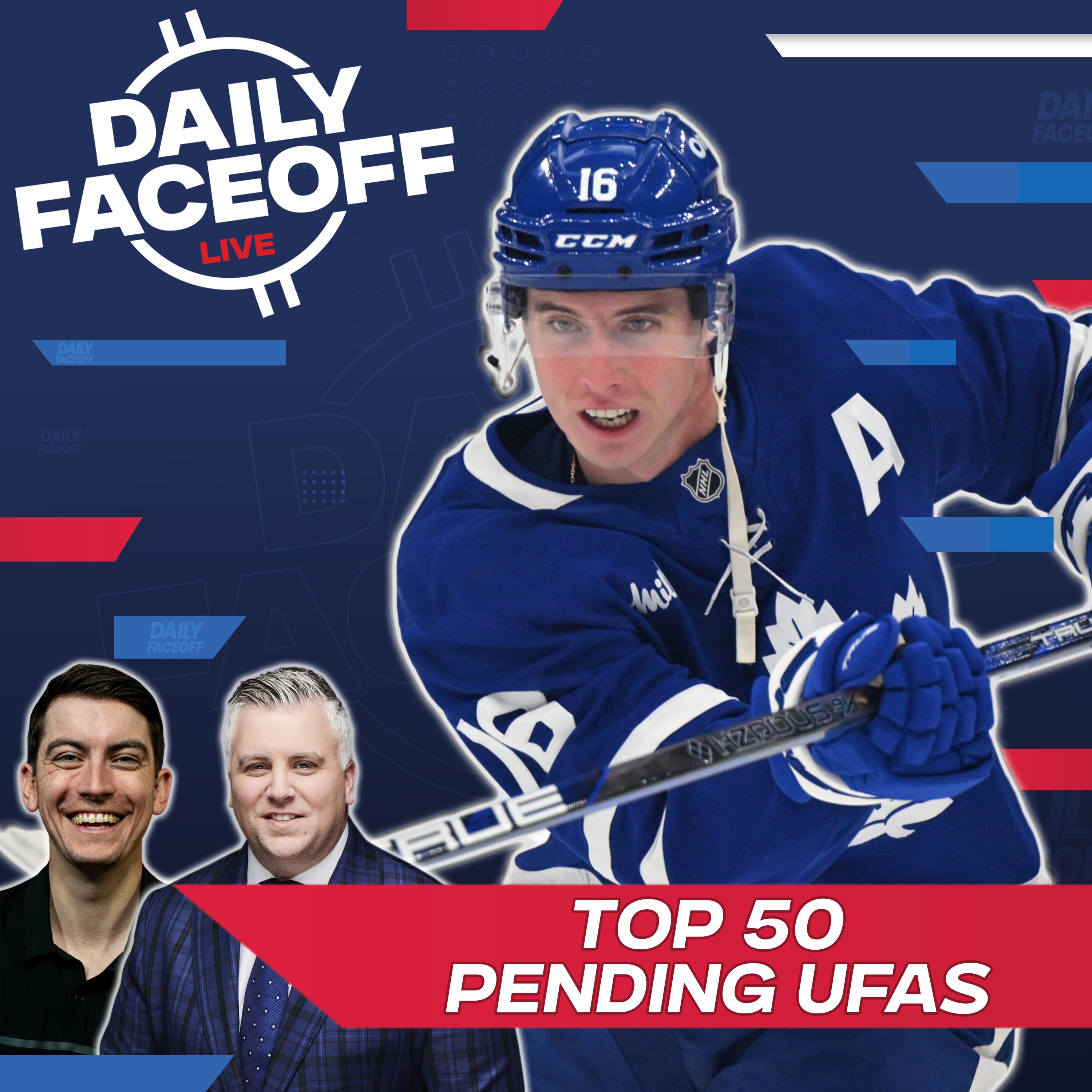 Marner Headlines Top 50 UFA's of 2025 | Daily Faceoff LIVE