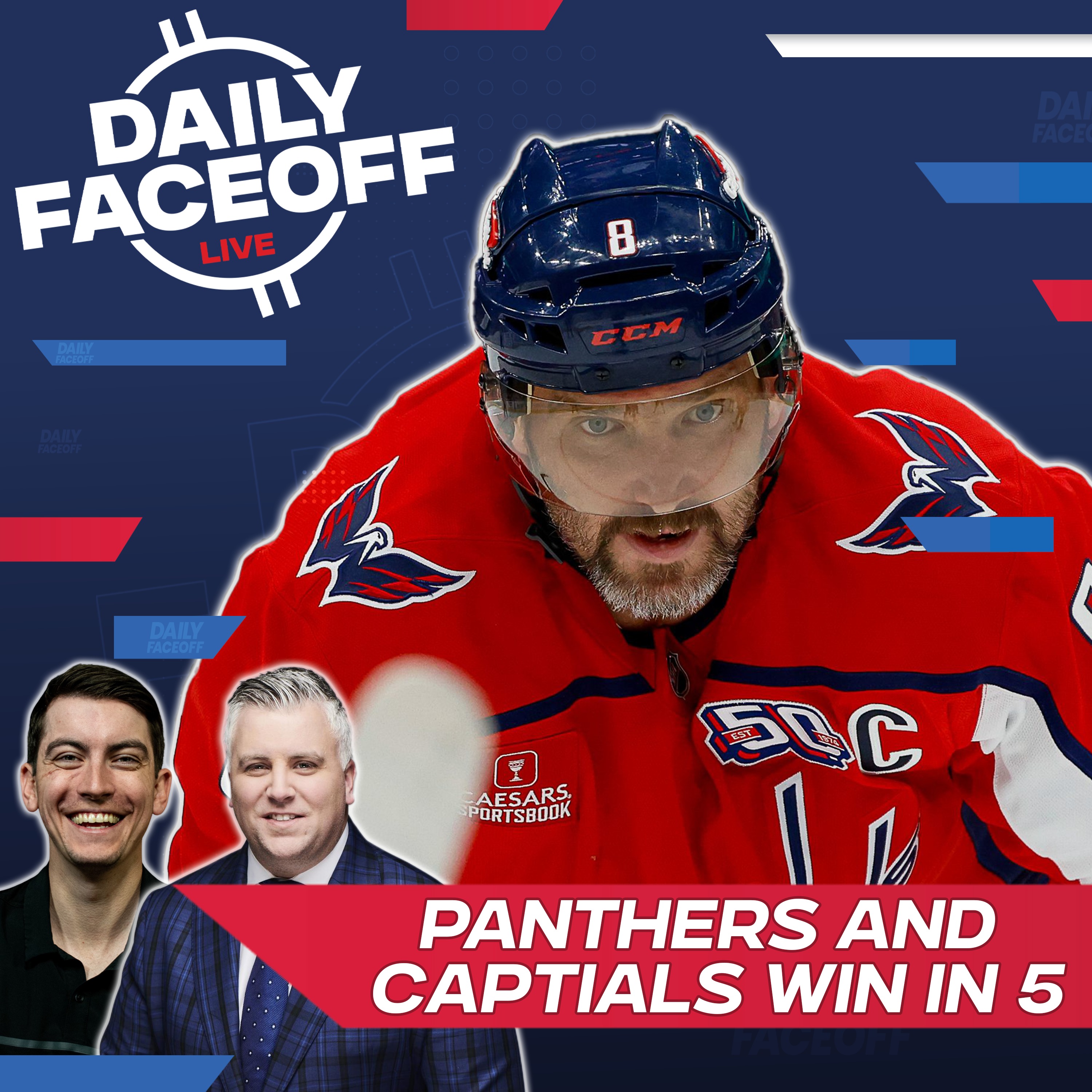 Capitals & Panthers Advance with Game 5 Wins | Daily Faceoff LIVE