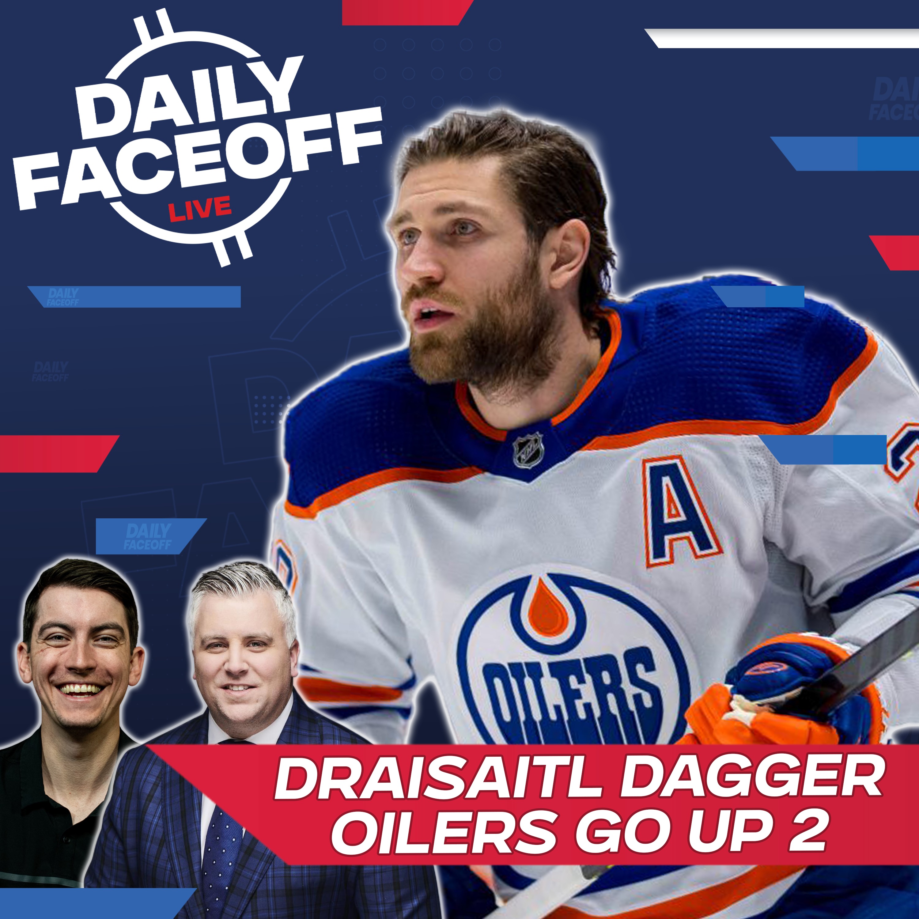 The Draisaitl Dagger: Oilers Lead Golden Knights 2-0 | Daily Faceoff LIVE