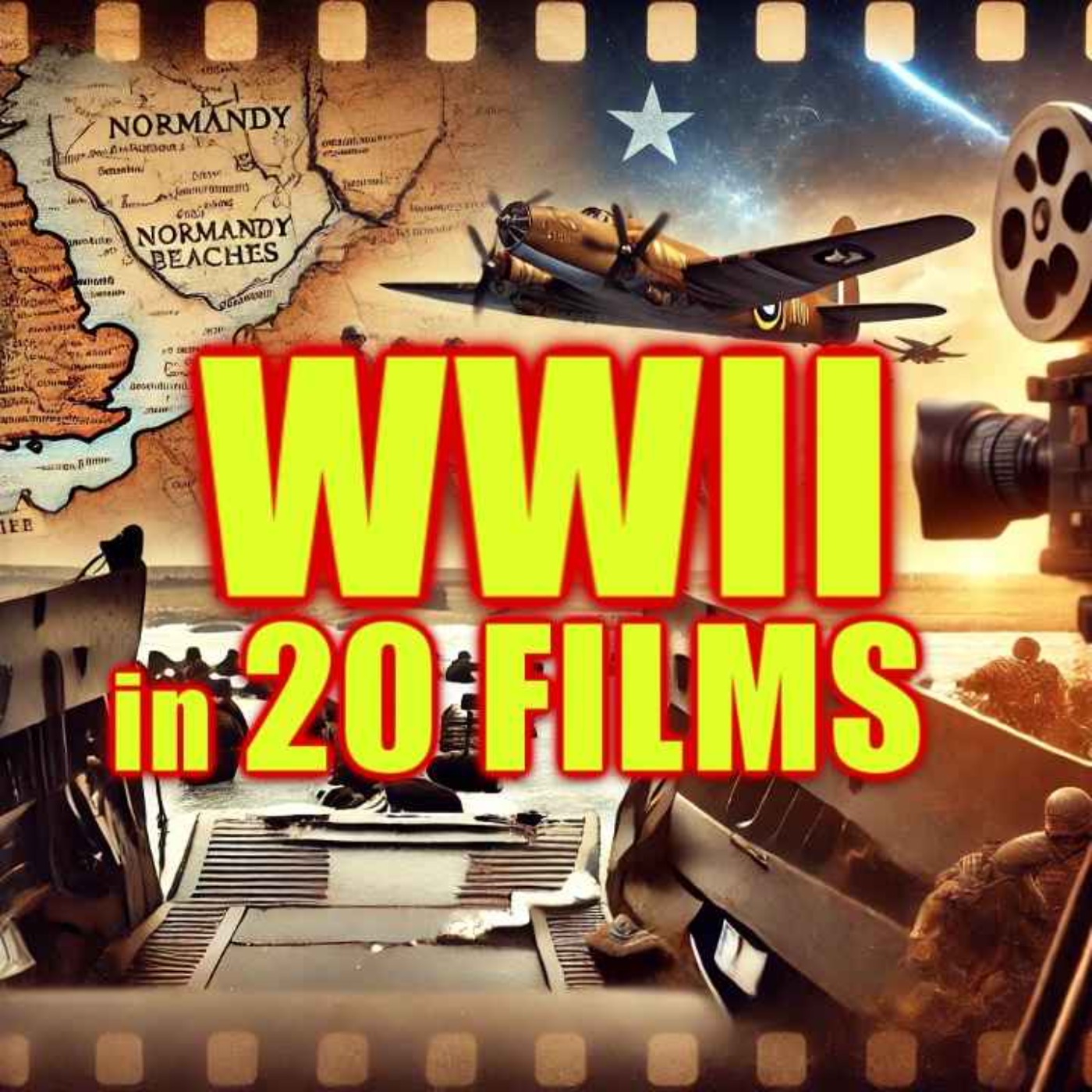 #77 - WORLD WAR 2 IN 20 PLUS MOVIES (In chronological order!) episode artwork